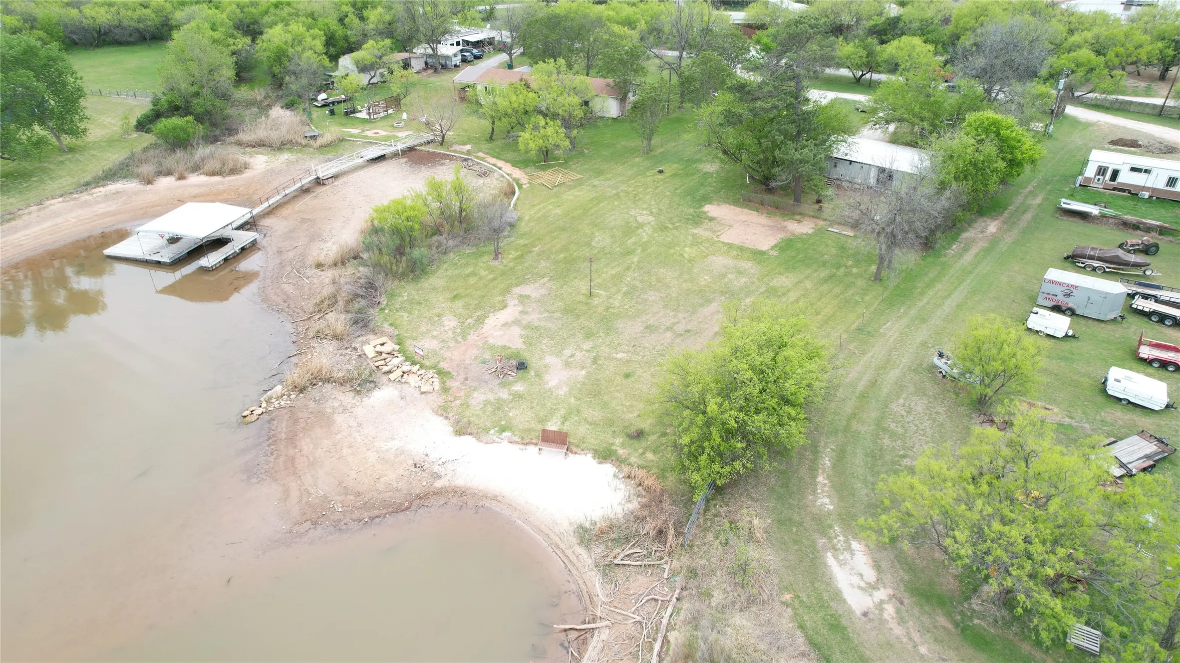 Large back yard