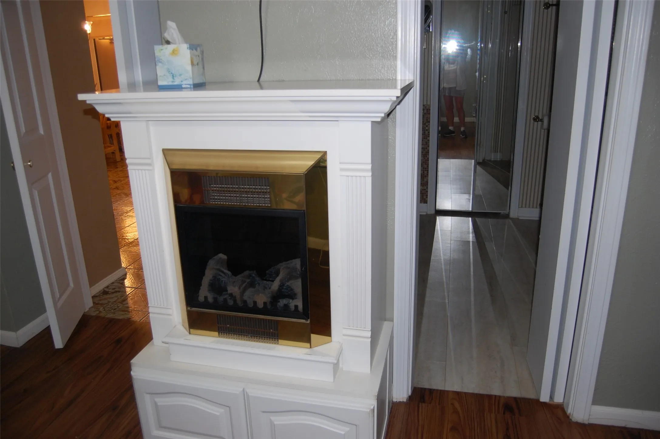 Electric Master Bedroom Fireplace
