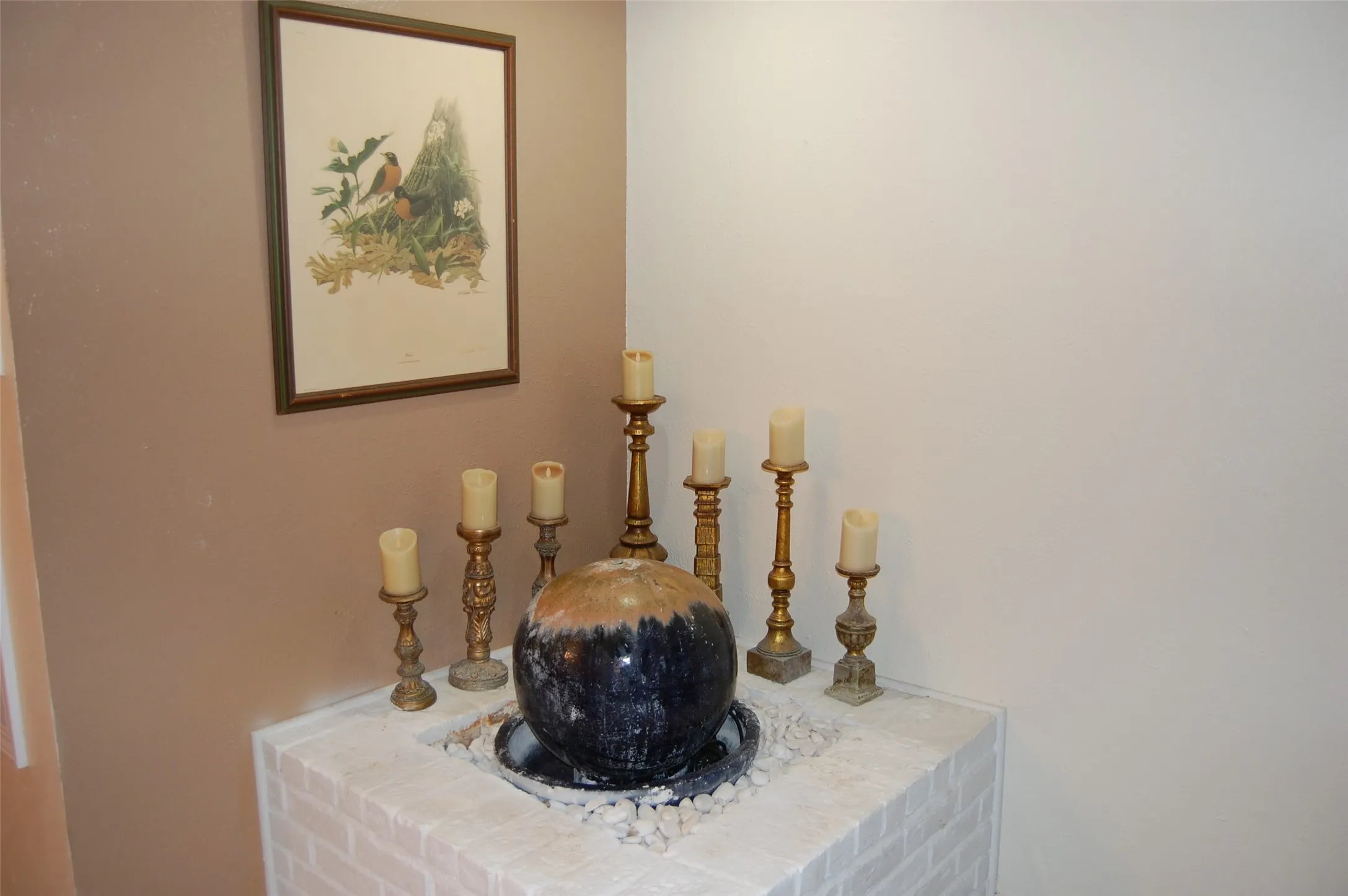 Entry with Water Fountian Stone