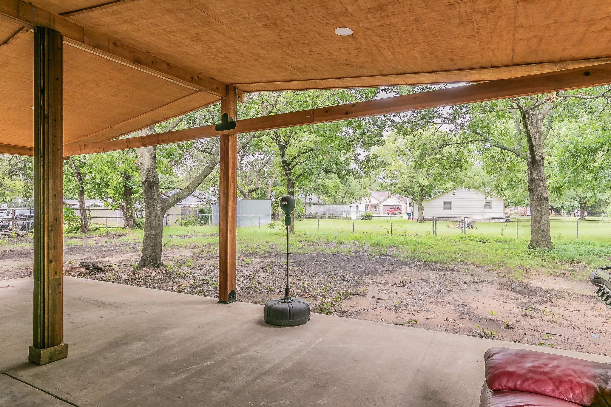 View of patio