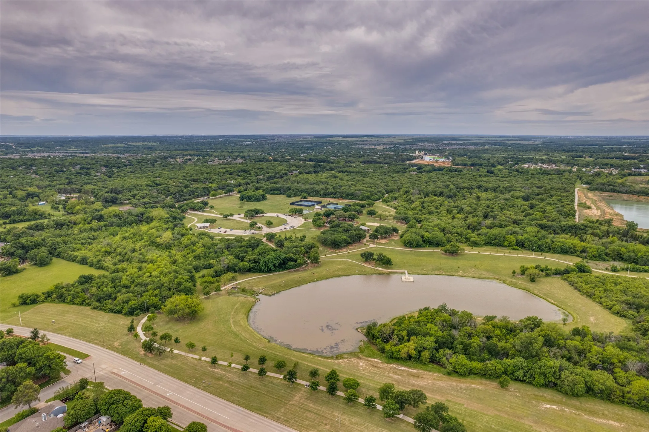 Located close to lake & walking trails.