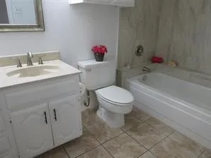 1 of 2 full master baths upstairs