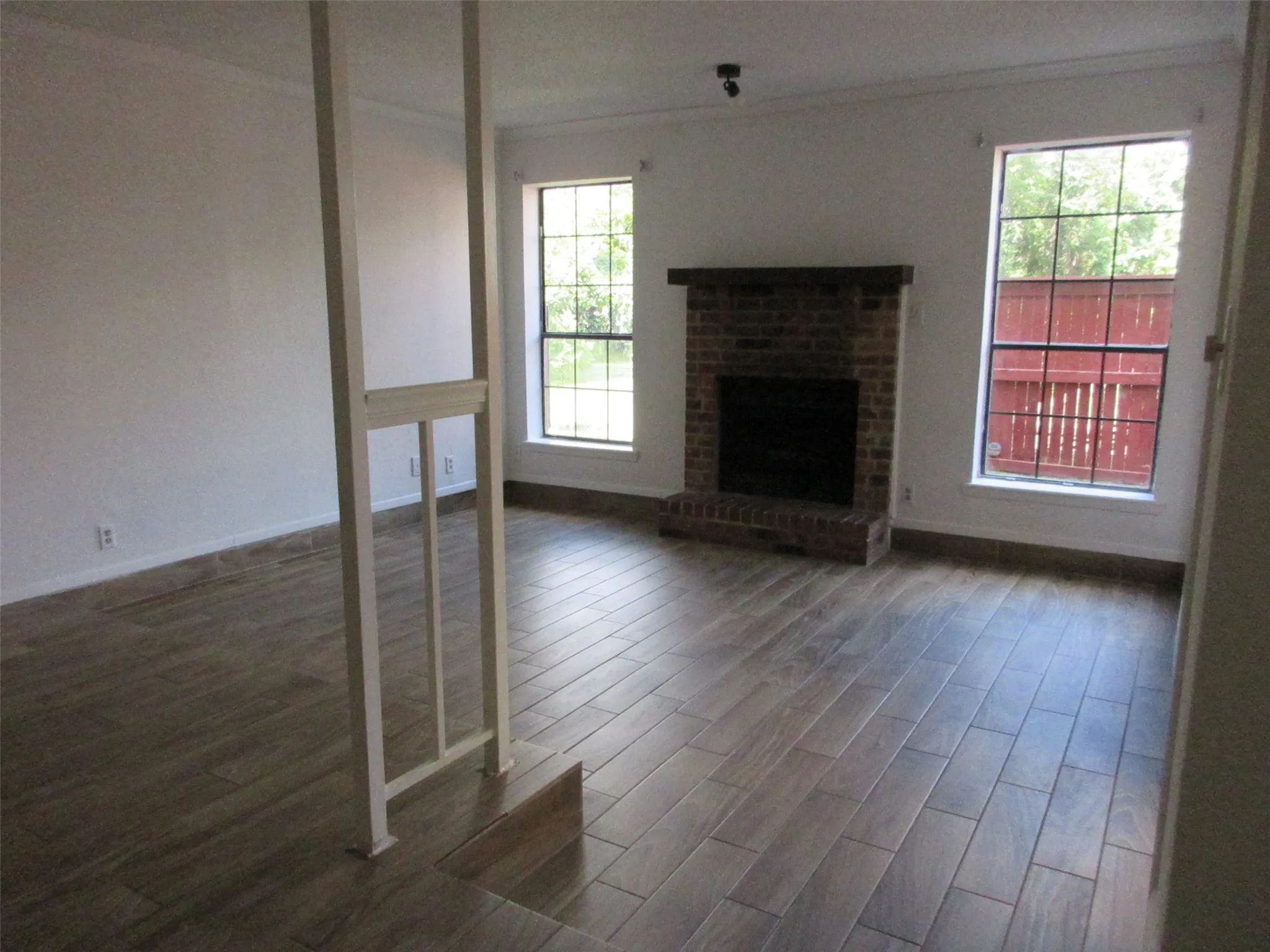 Huge split level living area
