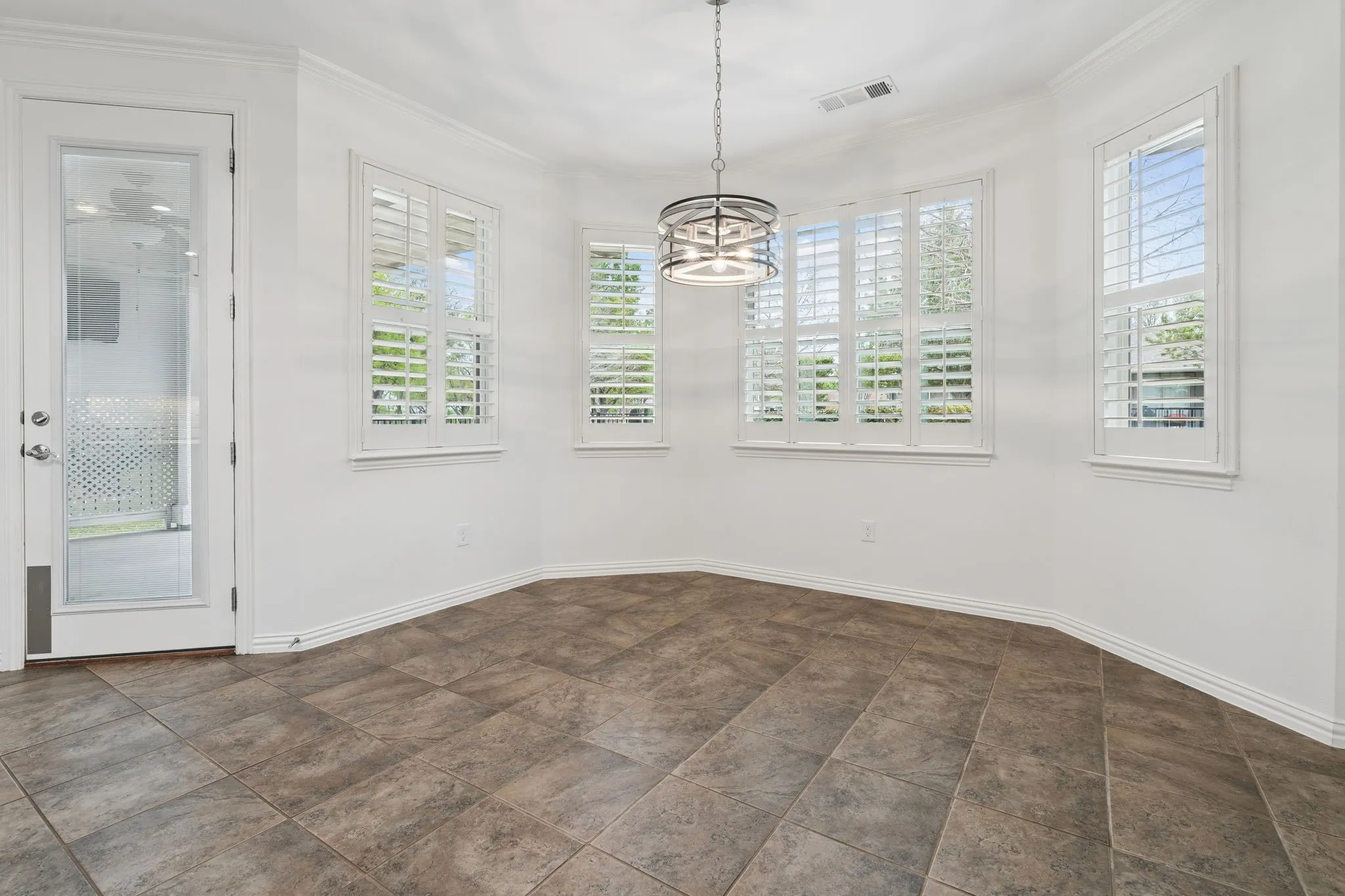 Tall windows flood your home with an abundance of natural light
