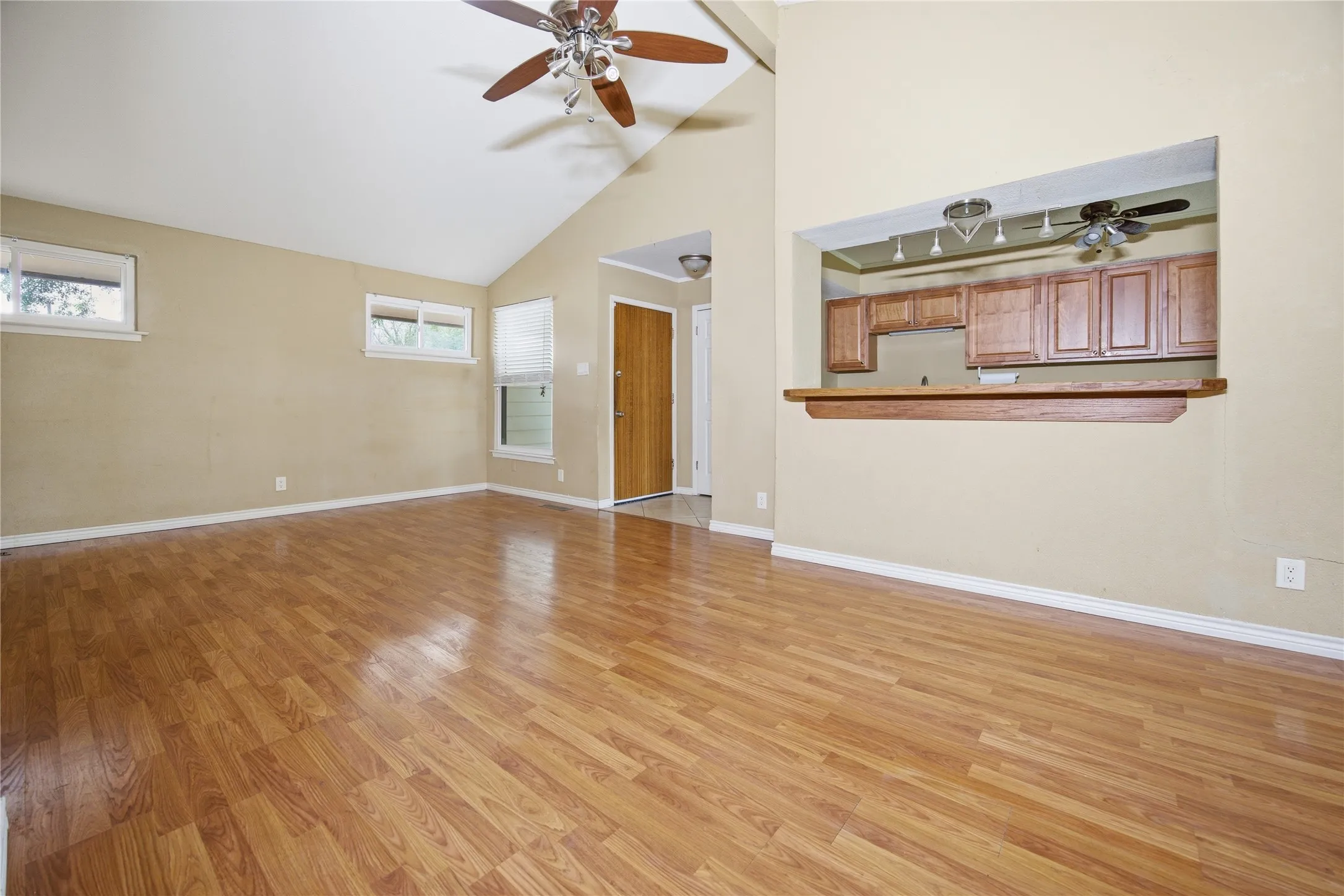 You can be in the kitchen and still feel apart of what is happening in the living area.