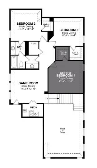 Beazer Homes Wildflower Ranch Brazos Floorplan.