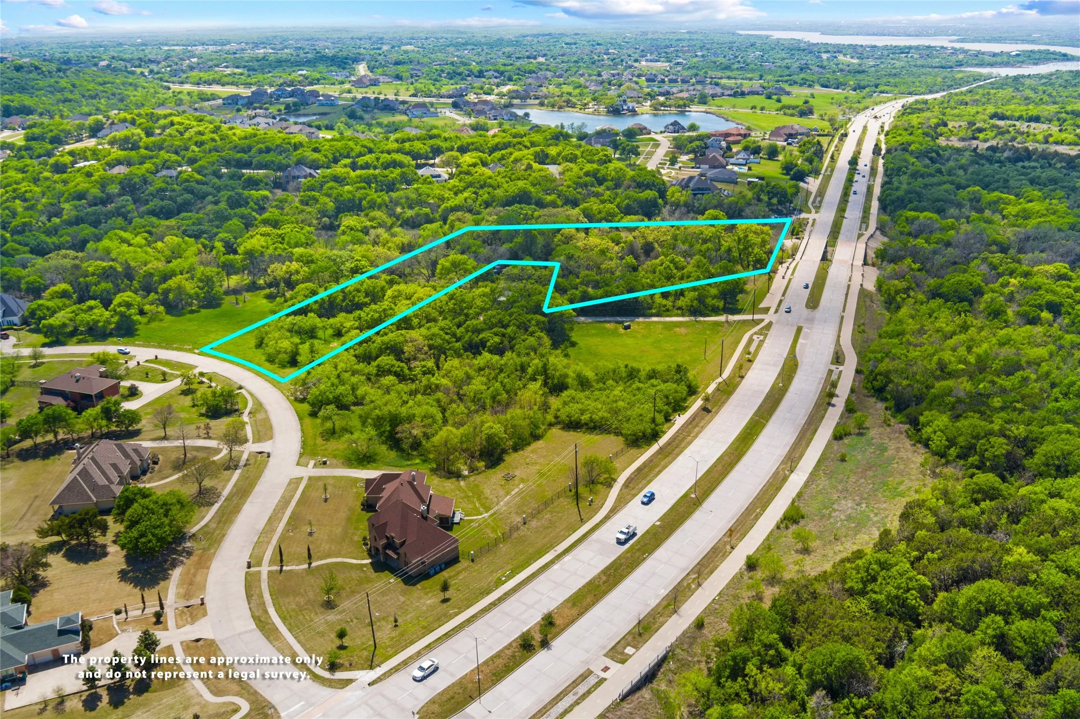 Property & HOA Clubhouse in back