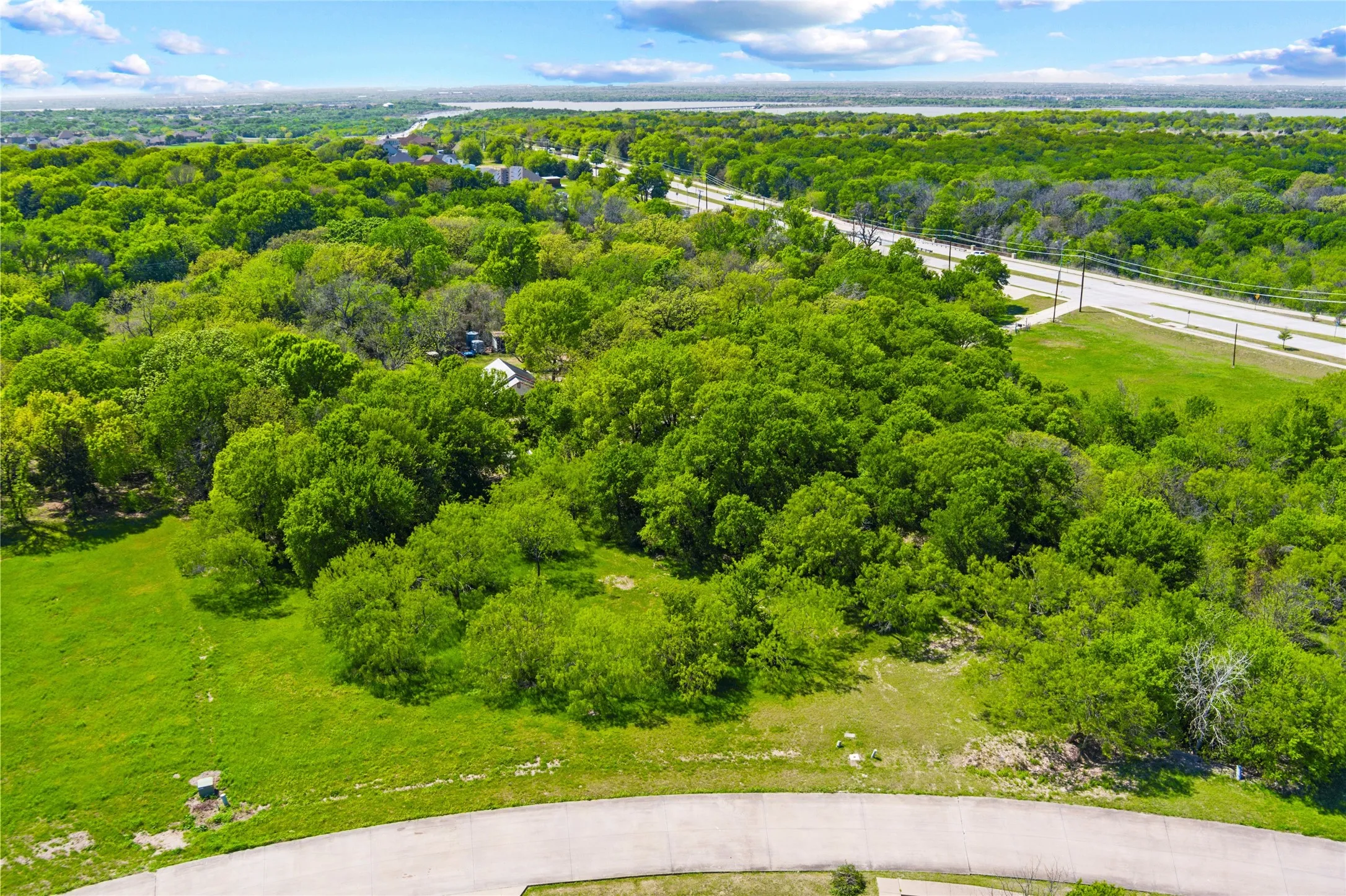 Front of the lot where home can be built