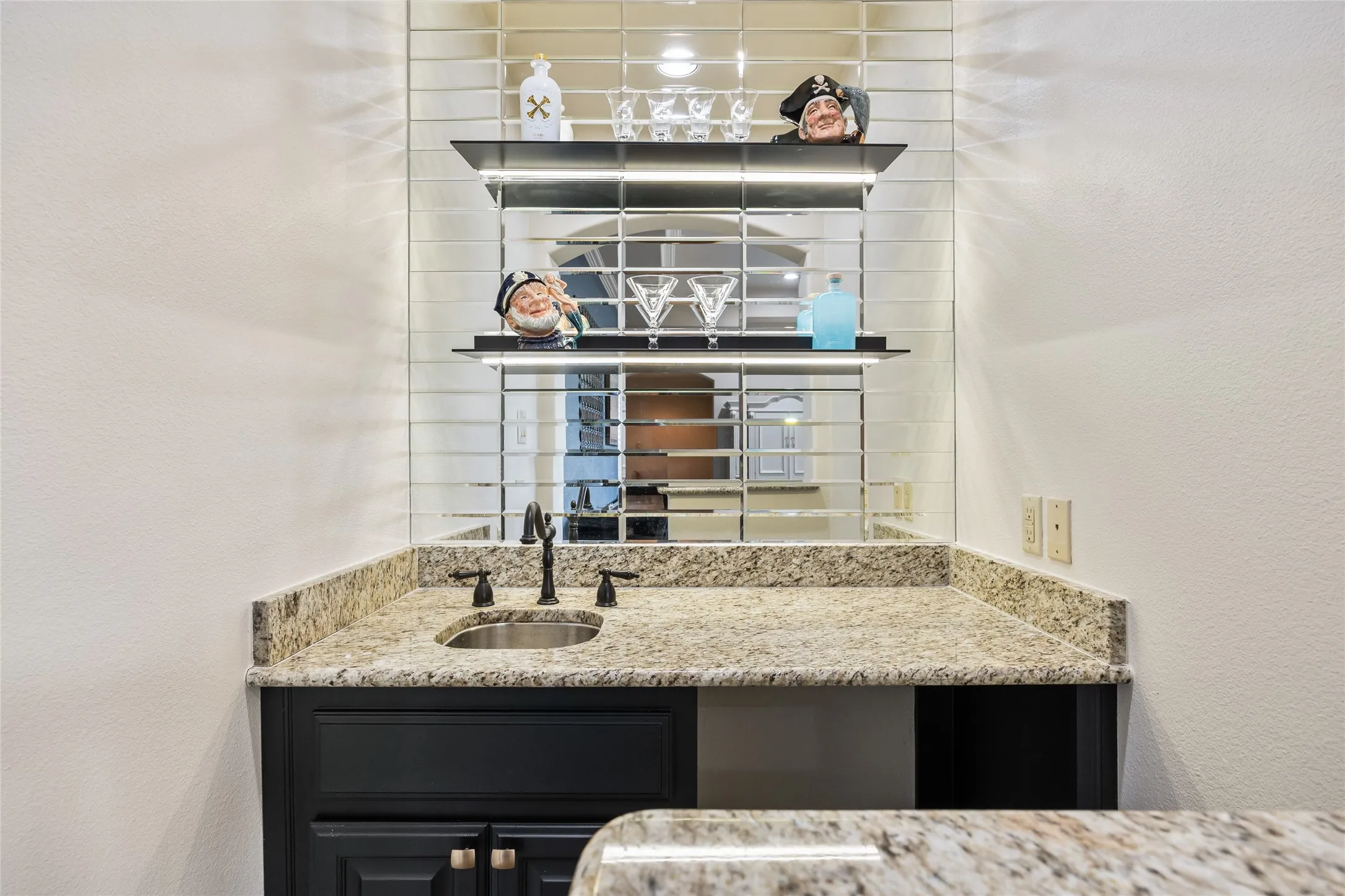 Wet bar off game room