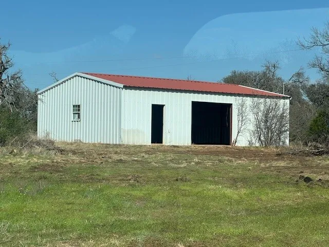 View of pole building
