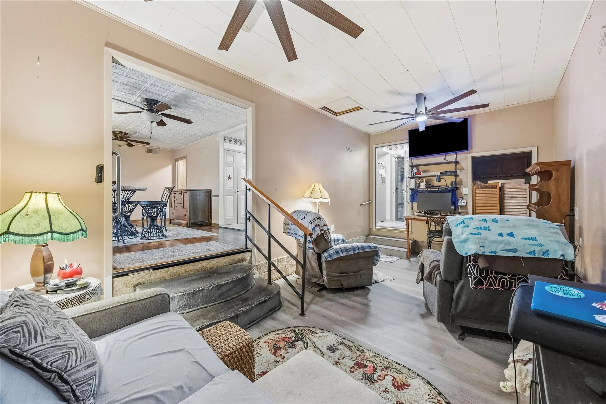 Spacious family room