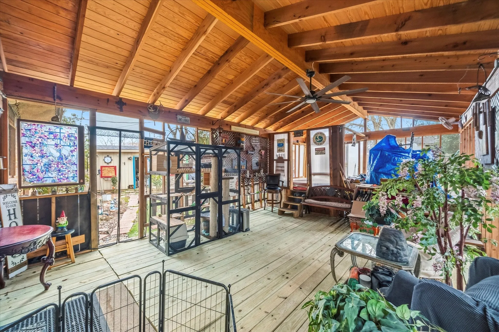 She Shed - Man cave provides tons of storage