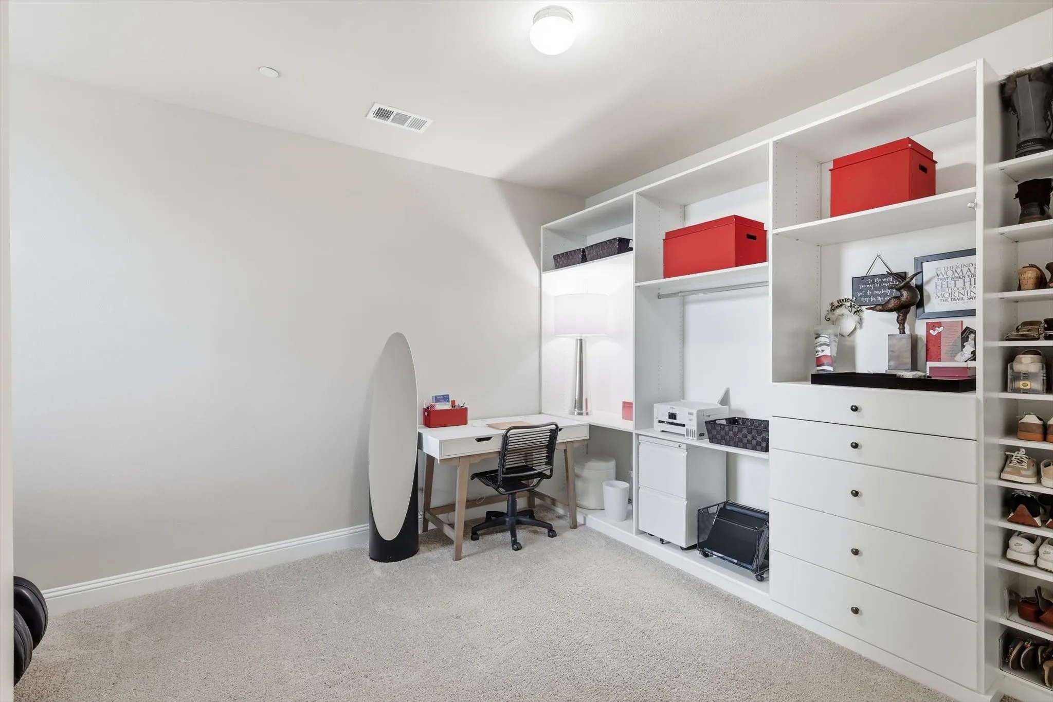 One of Two Additional Large Bedrooms. There is a Alcove to the left in this photo.