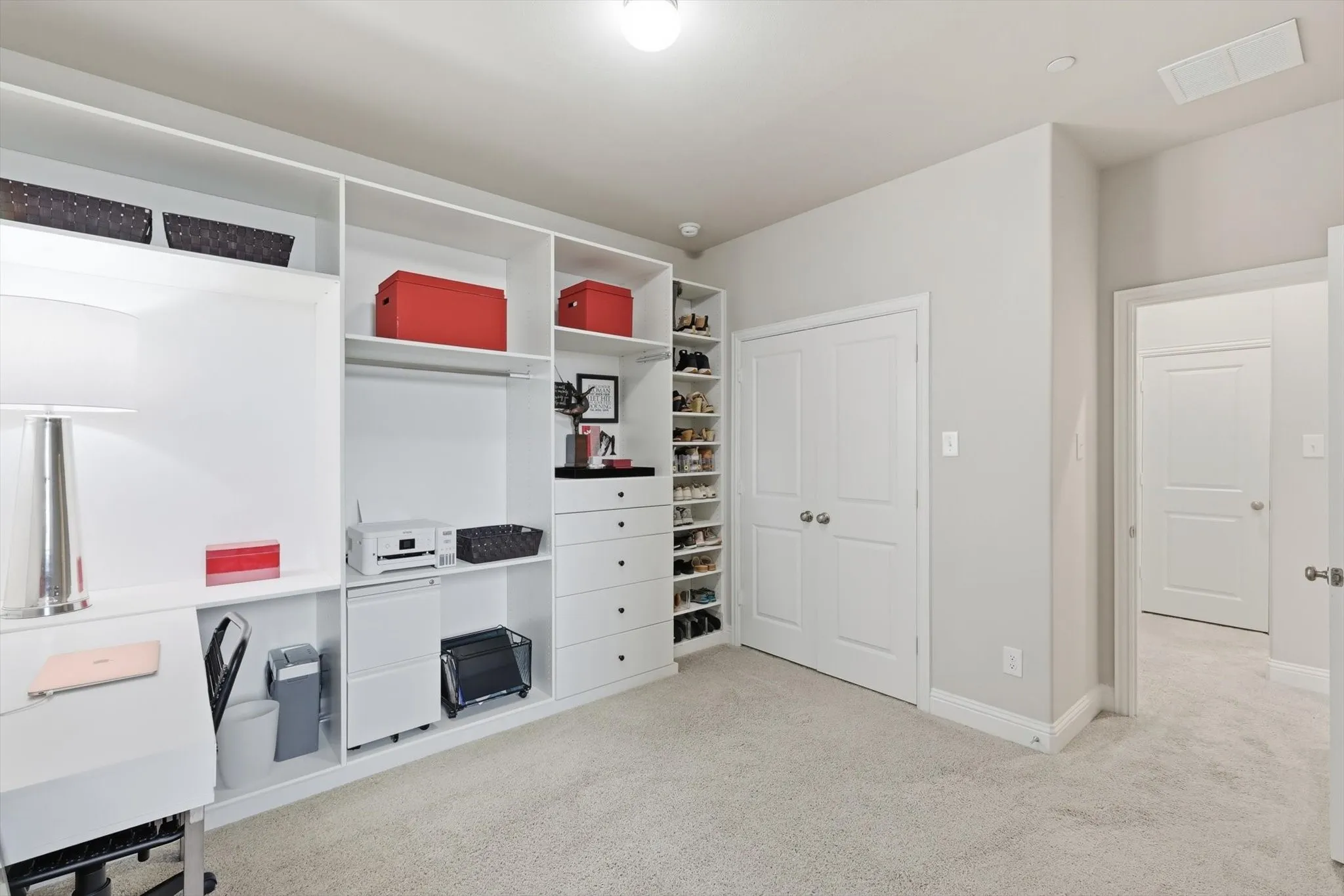 One of Two Additional Large Bedrooms. You'll Enjoy the Built-ins and Large Closet.