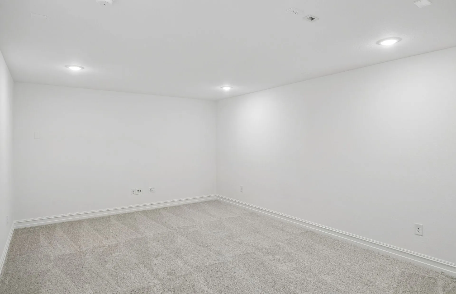 Spacious media room