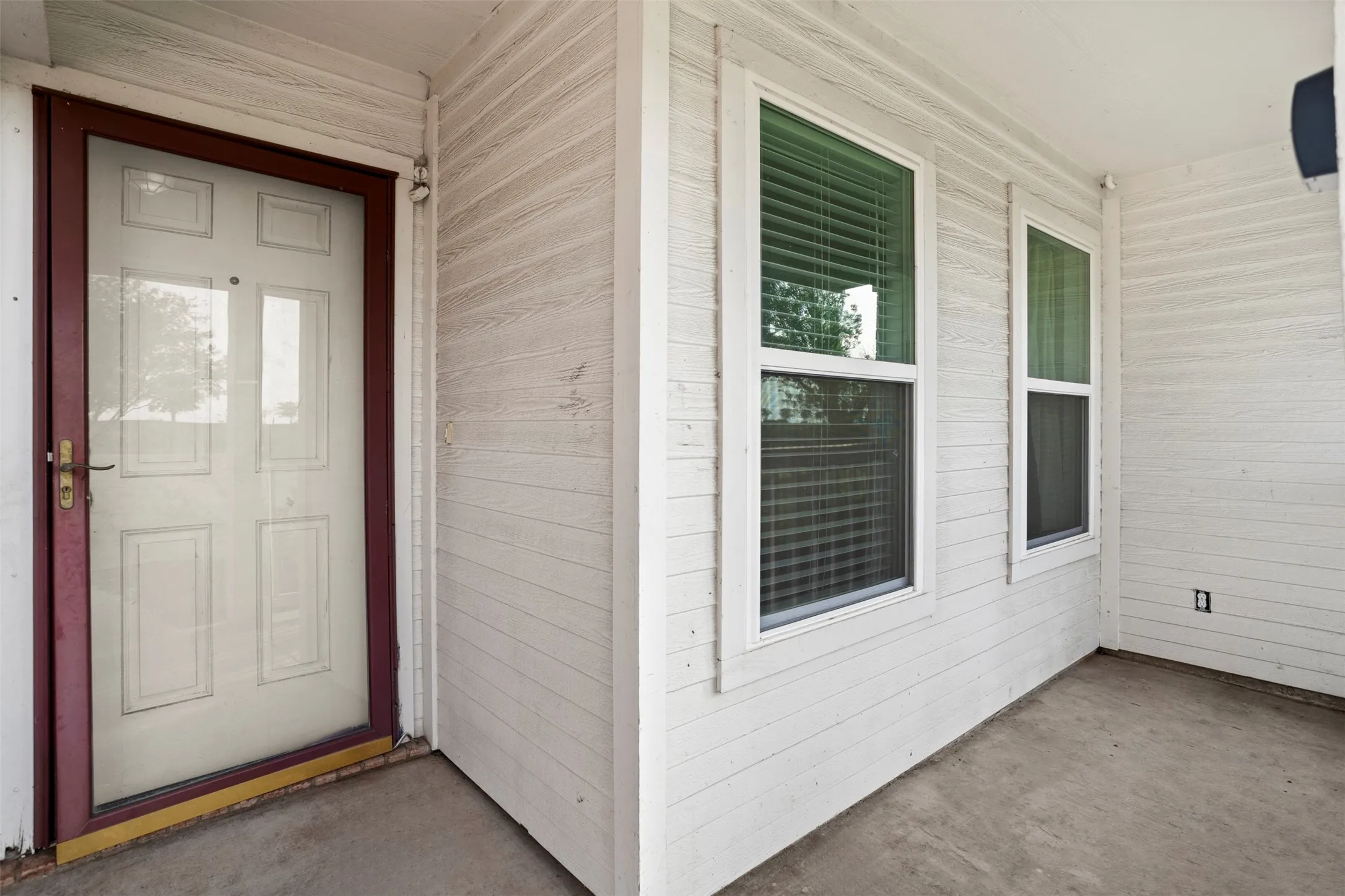 View of exterior entry