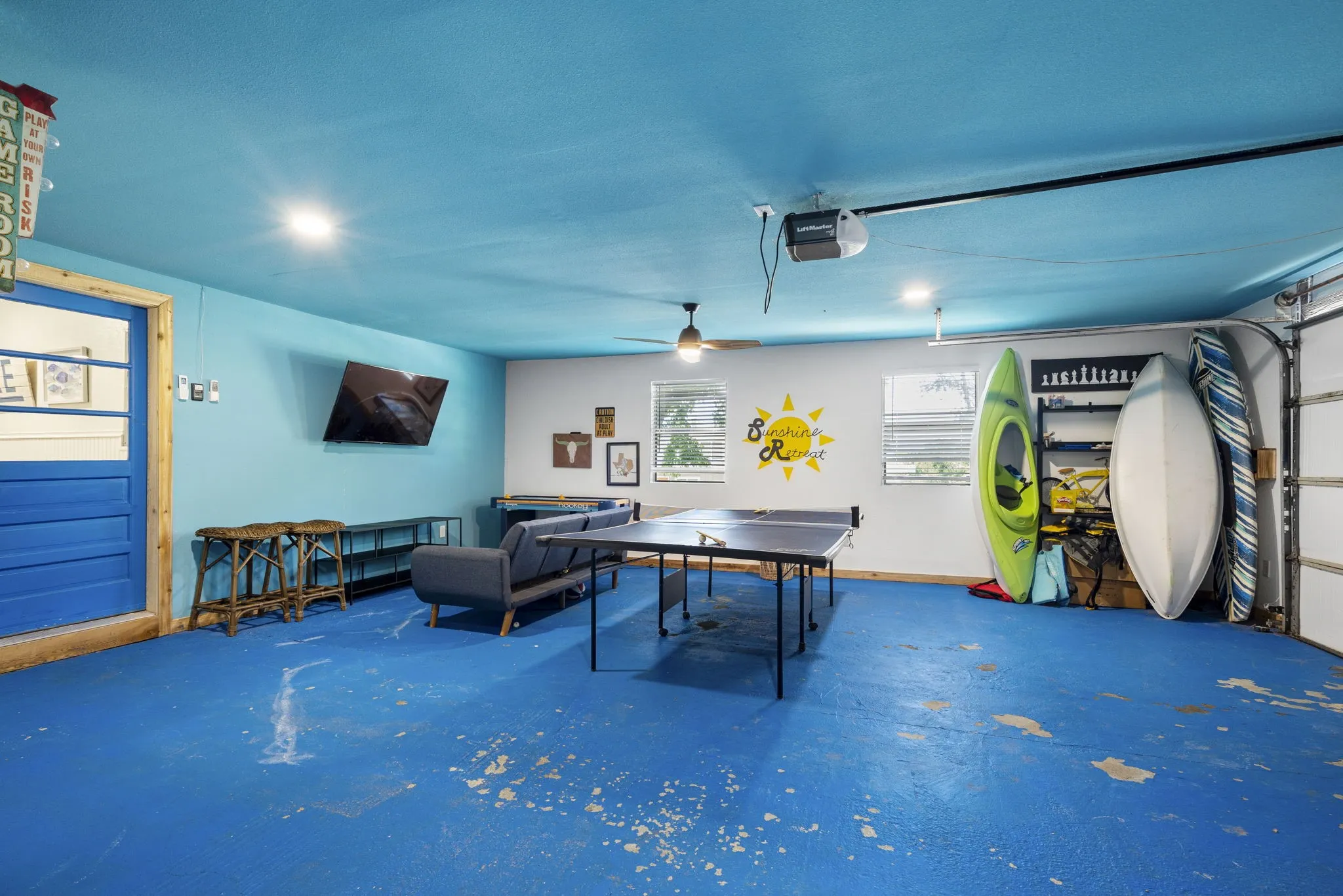 Garage Game Room