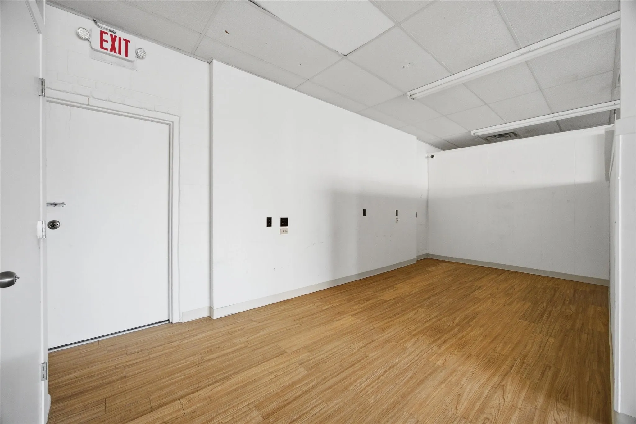 Rear exit