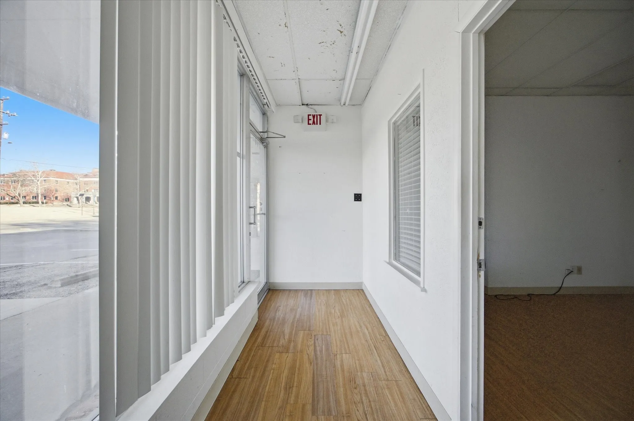 Hallway to offices