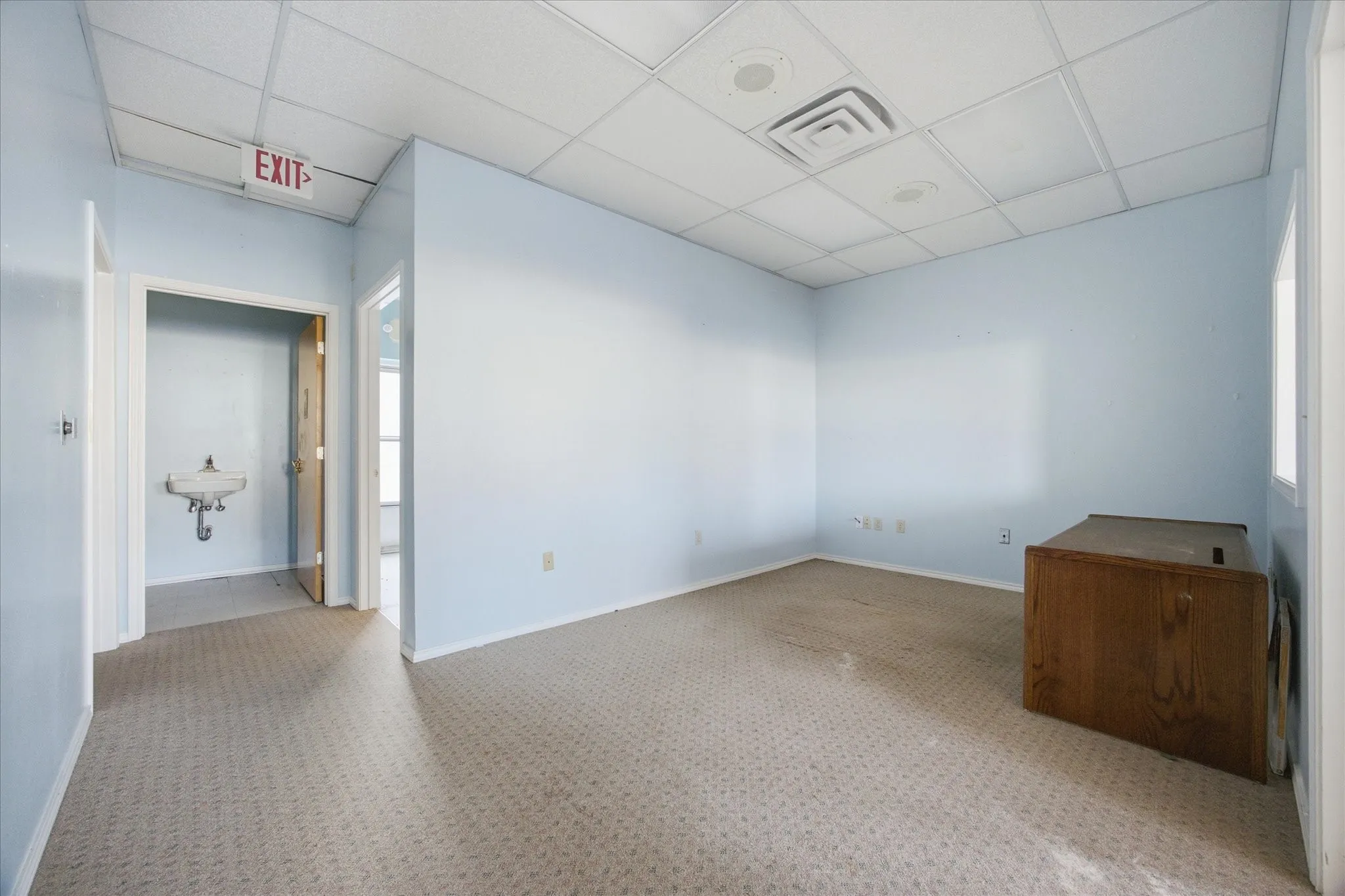 Spacious office areas