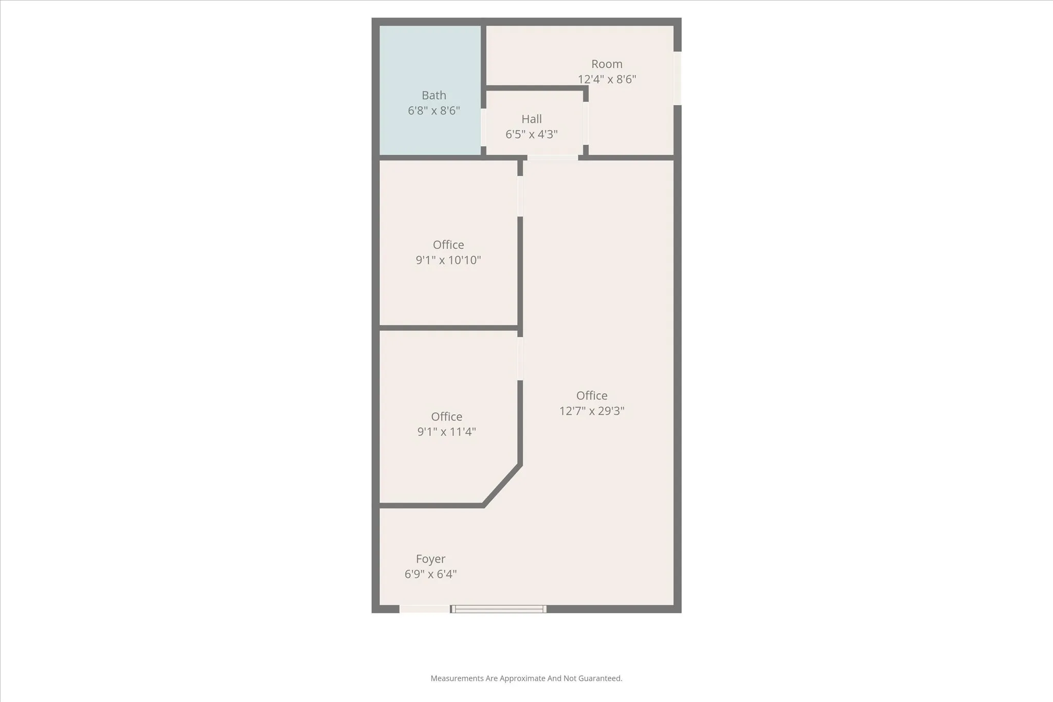 spacious floor plan