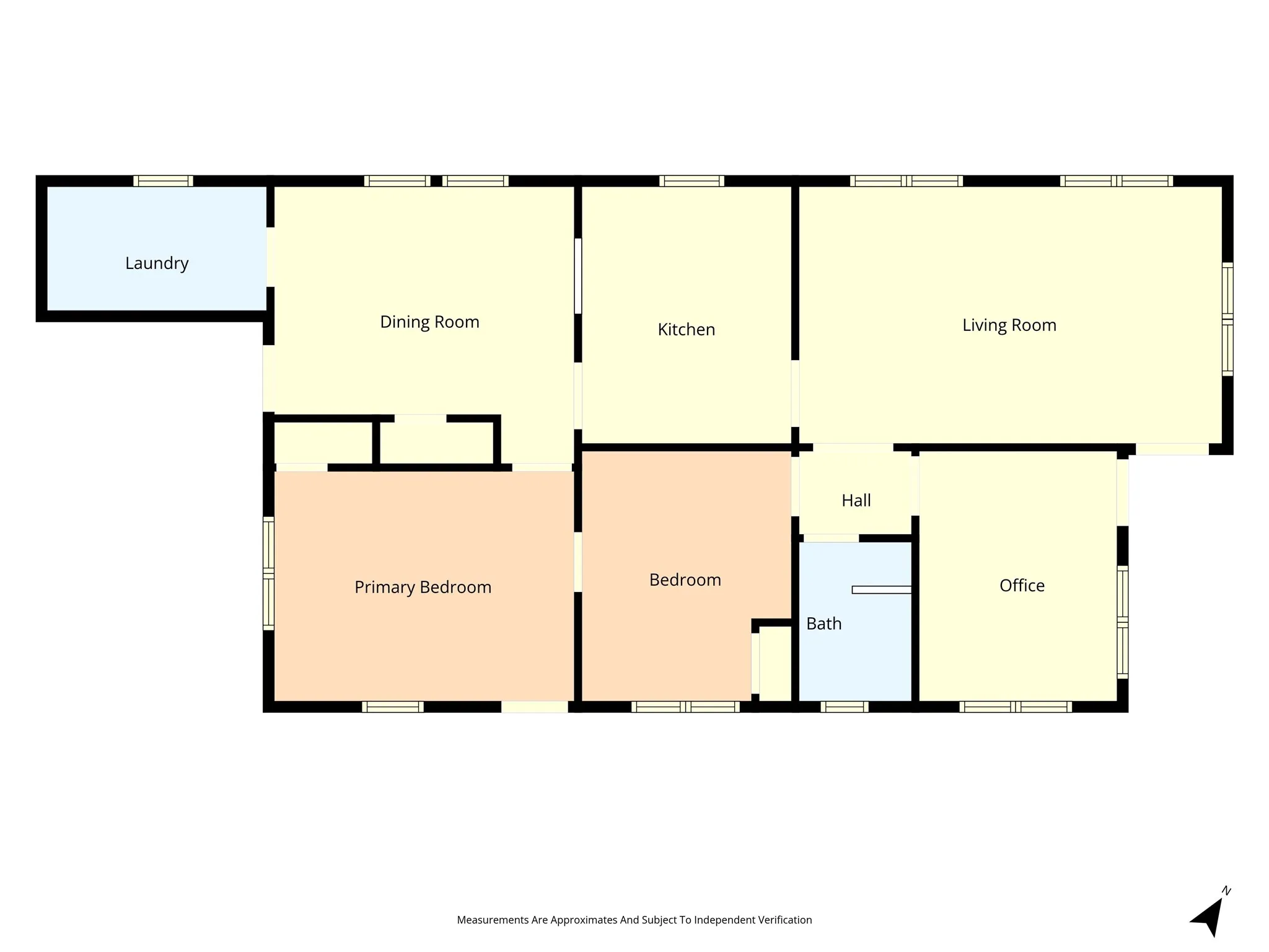 View of room layout
