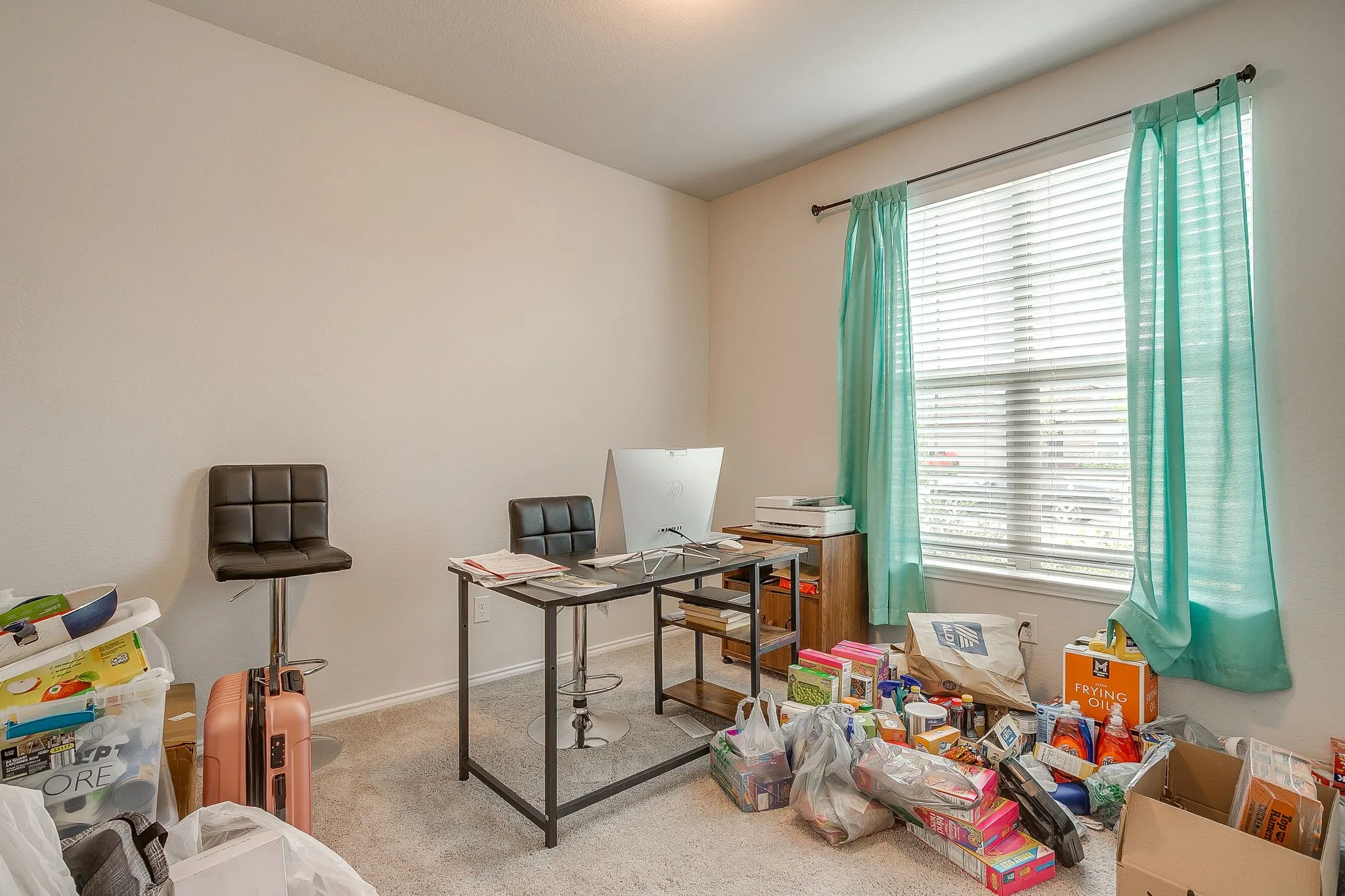Downstairs office can be an additional bedroom.