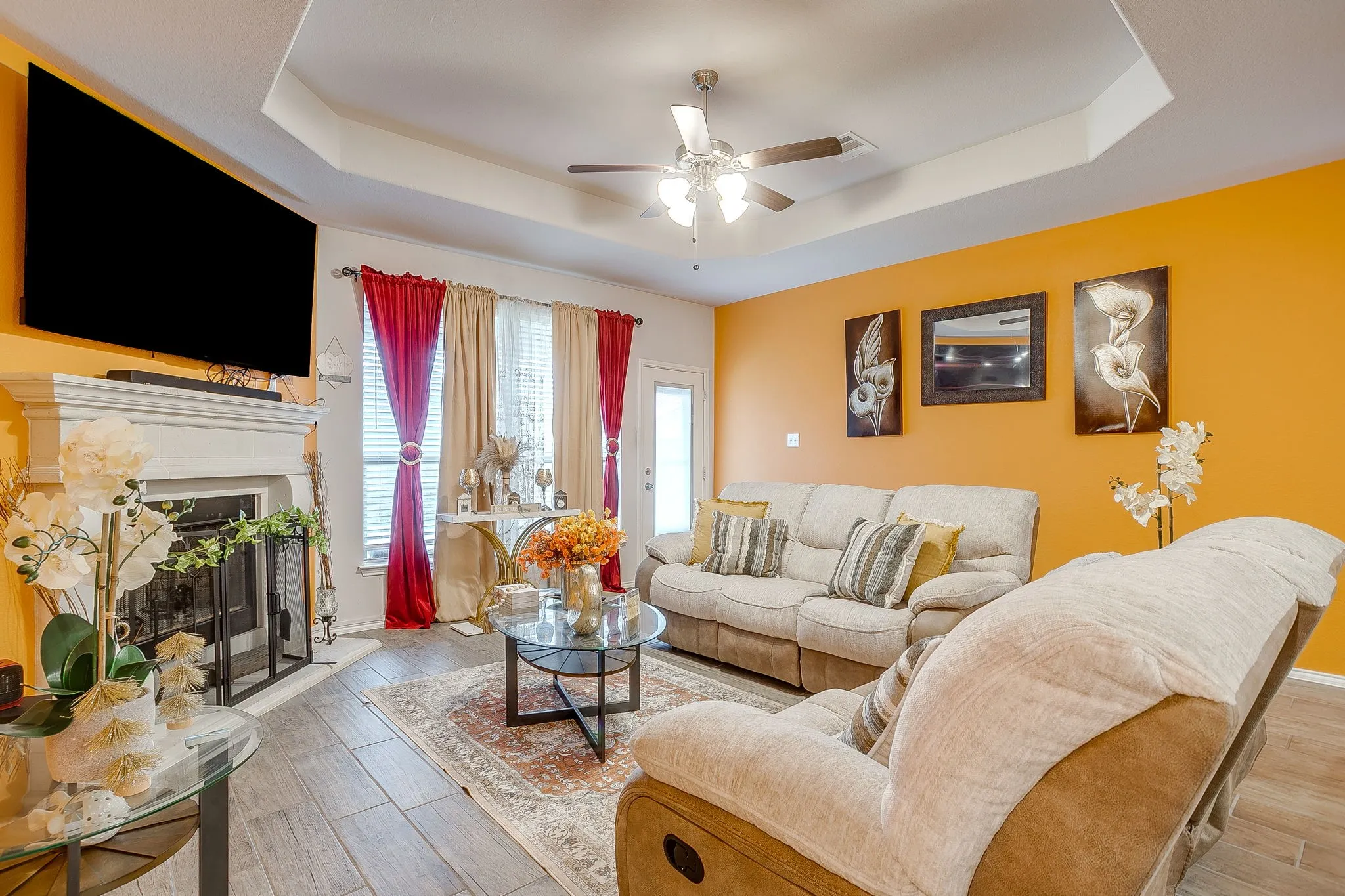 Great space for family movie nights.