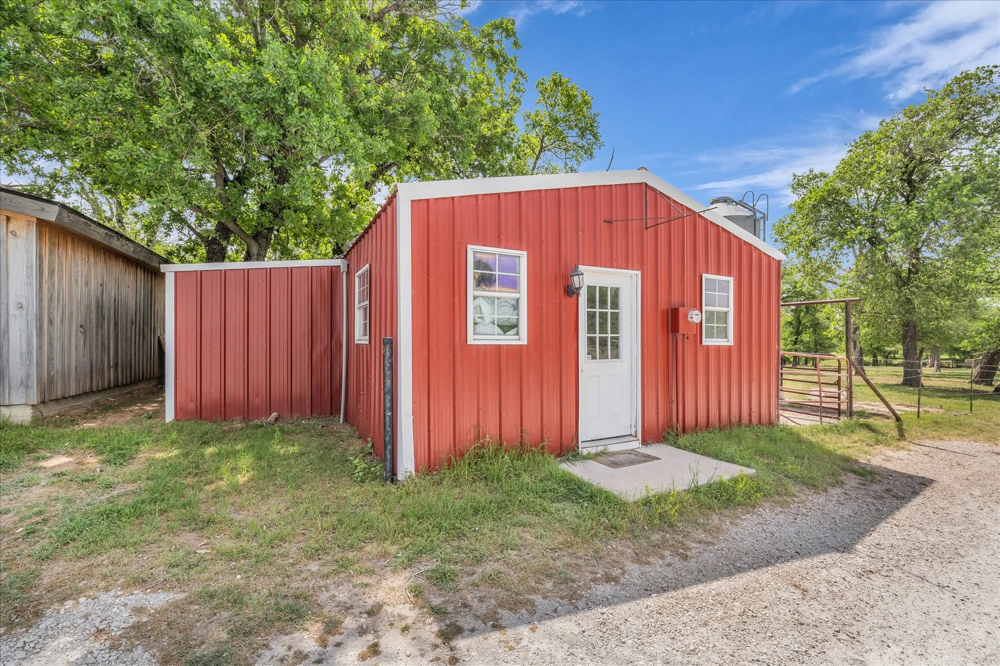Dairy Barn behind the storefront