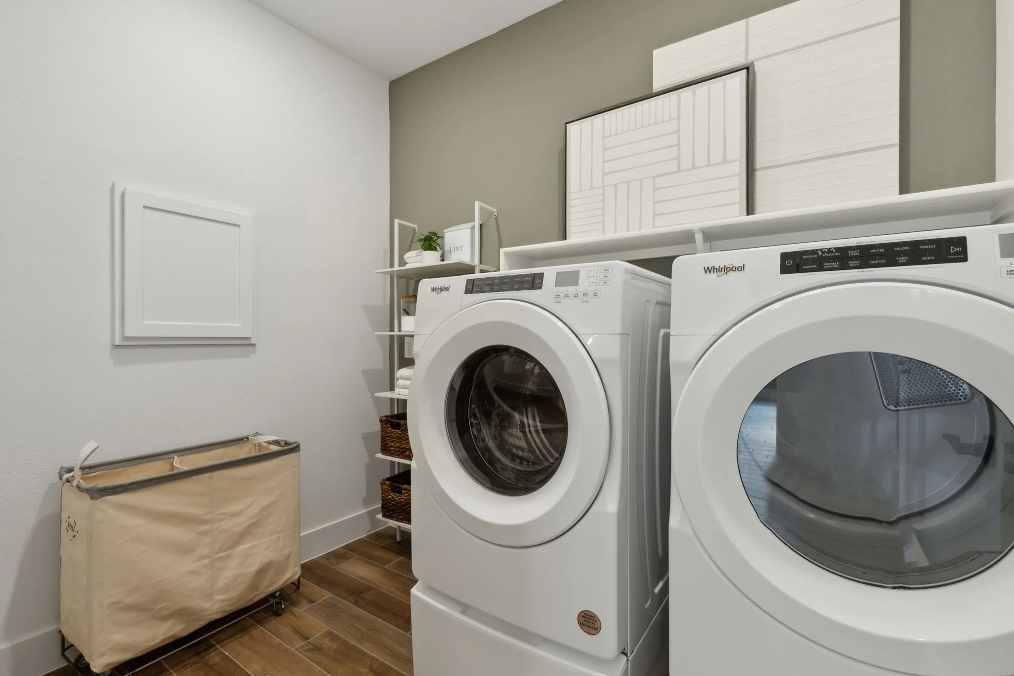 *Model Representation - Laundry room with storage area