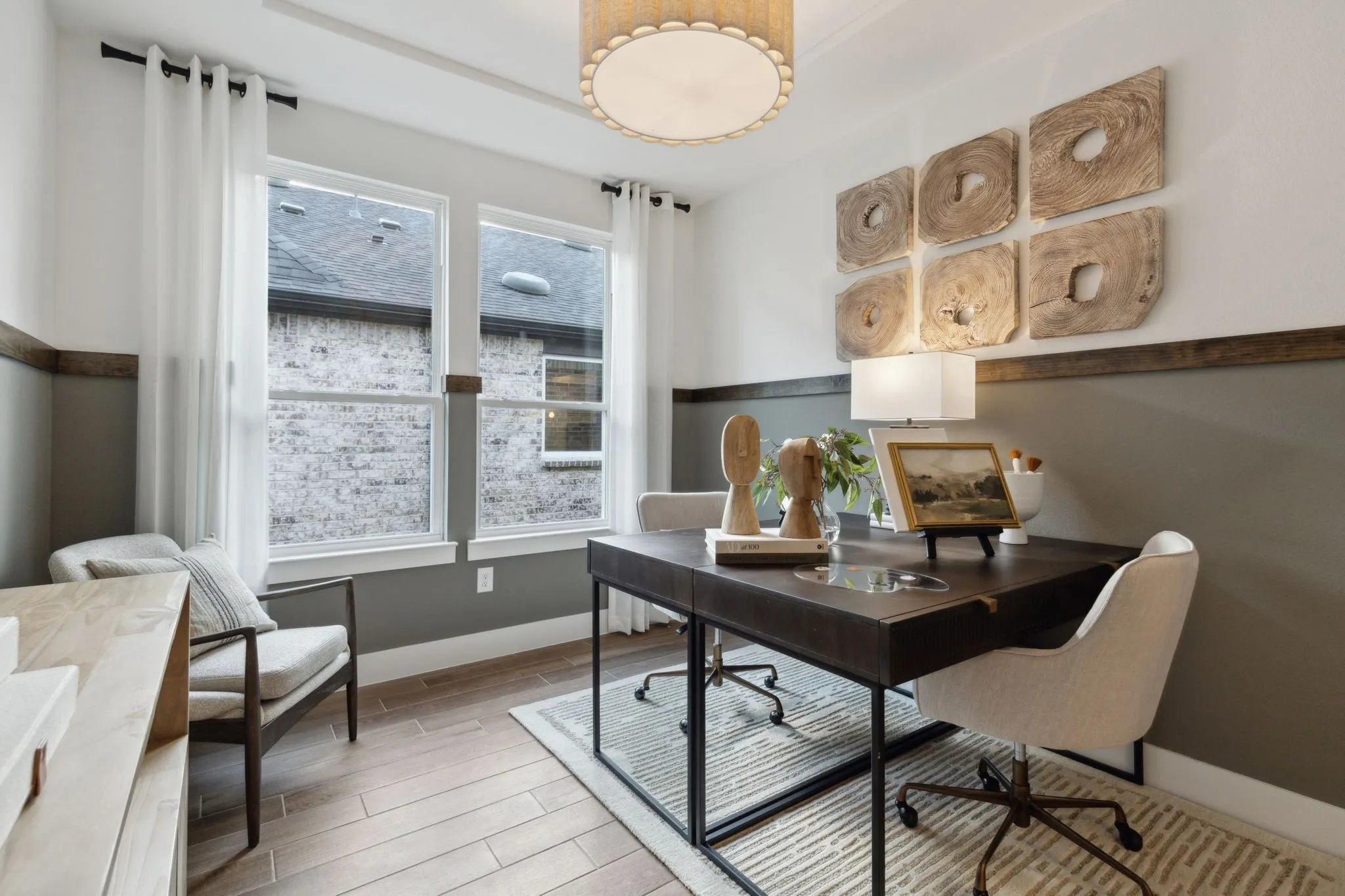 *Model Representation - Flexible living space off entryway, can be used as a study