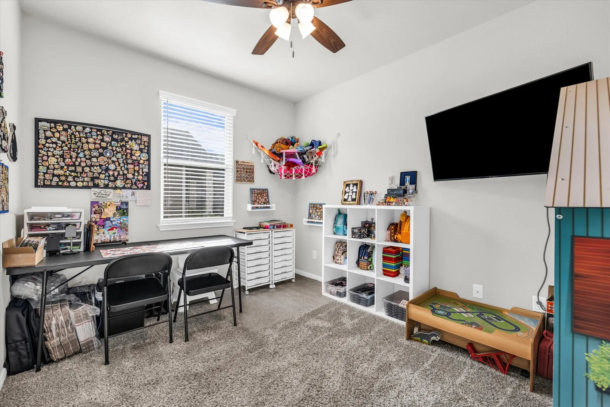 Bedroom 4 is currently used as an office.