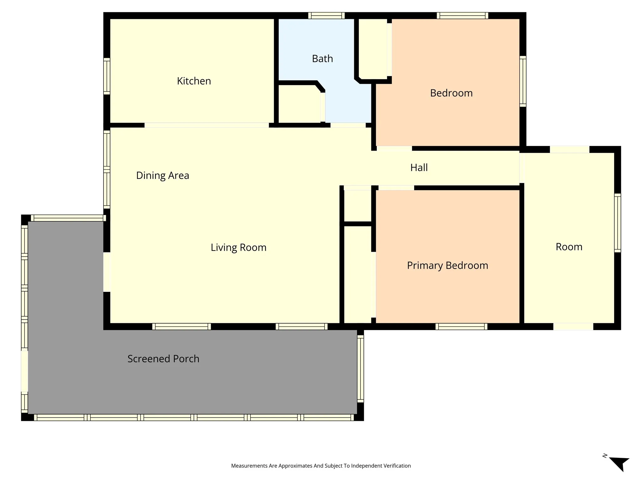 View of floor plan / room layout