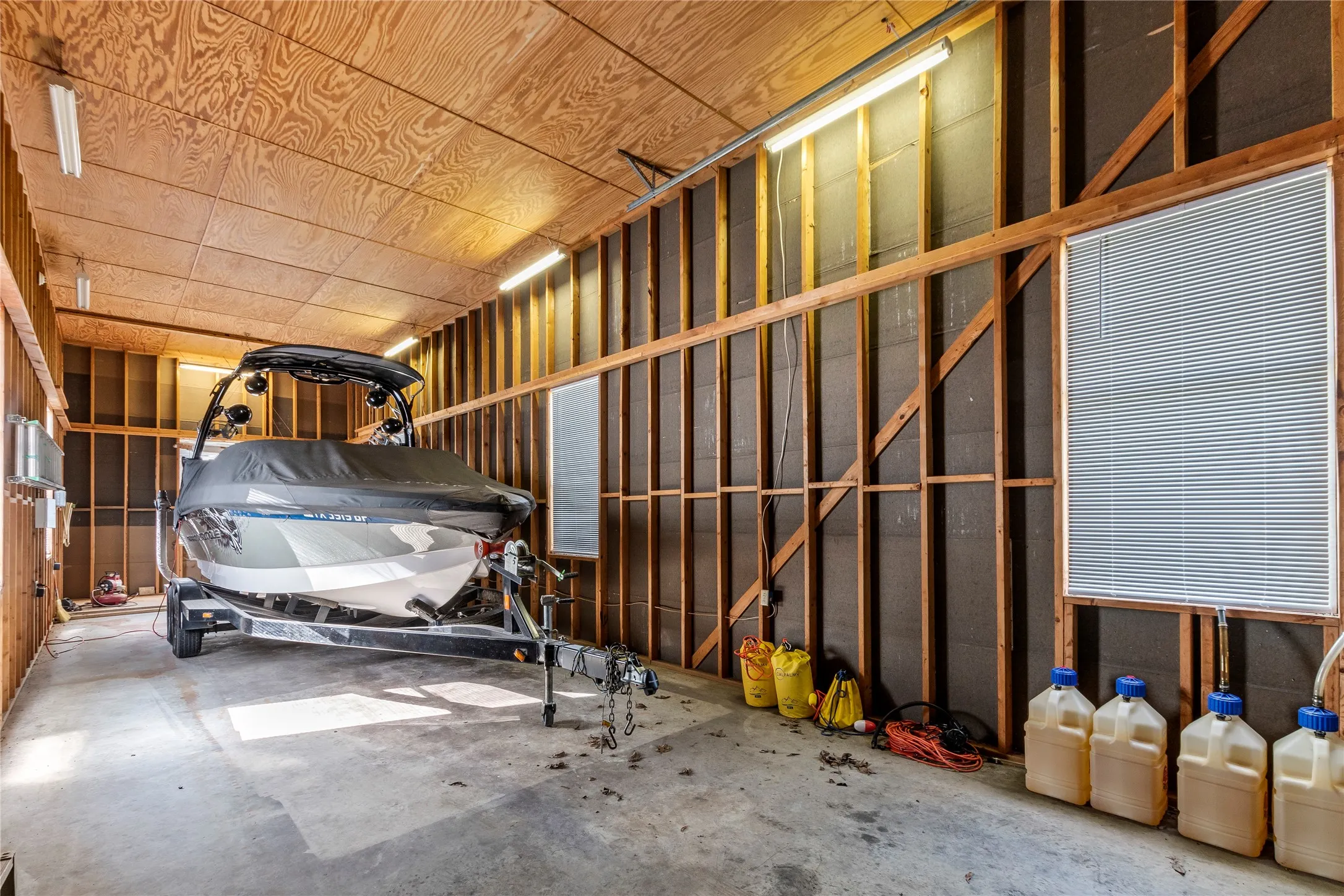 Inside RV Building
