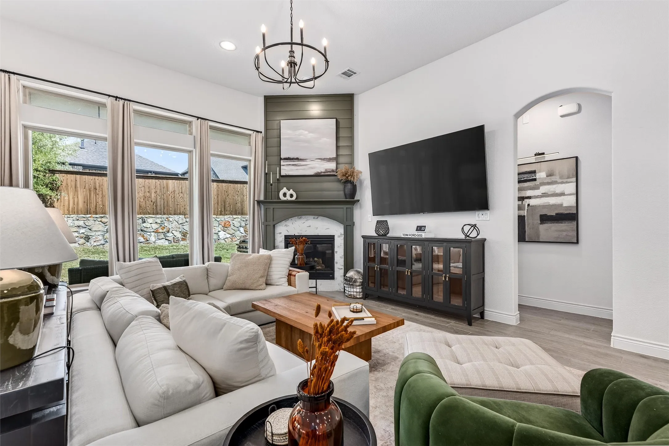 Kitchen in the heart of the home with a large island perfect for entertaining.