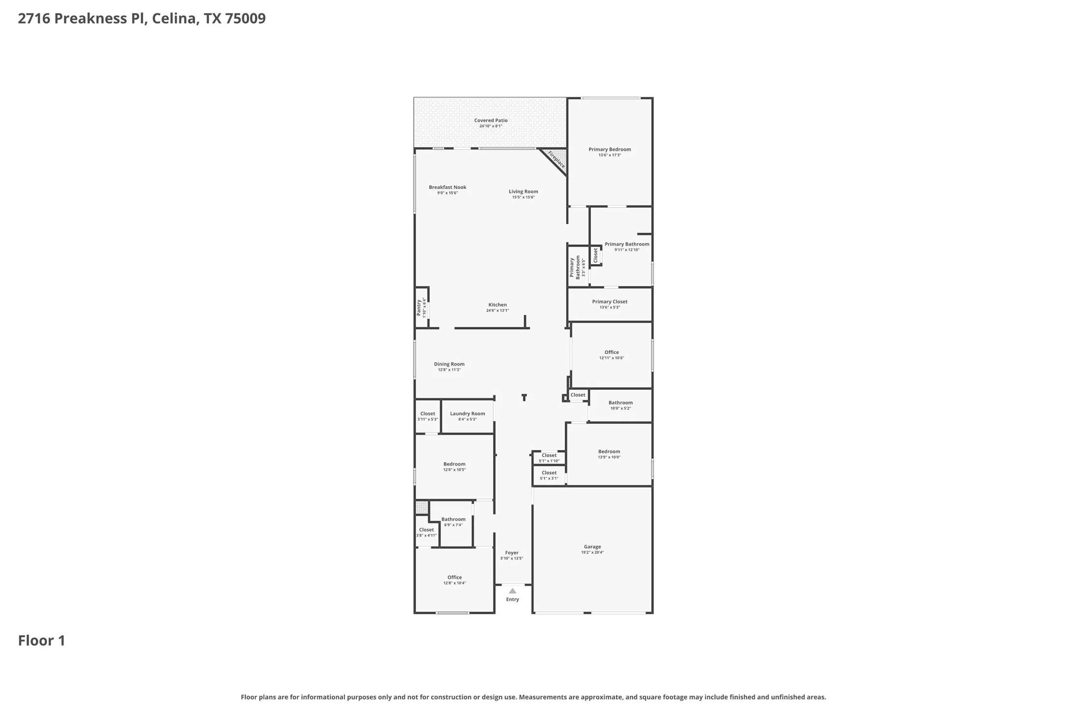 2716 Preakness Place floorplan