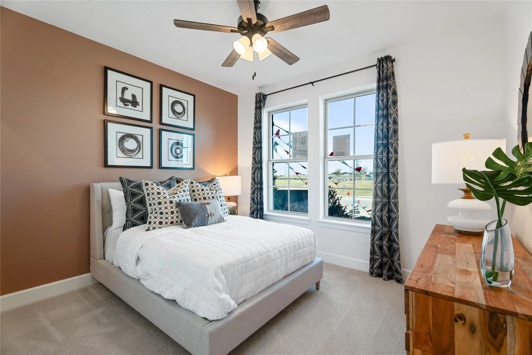 Beazer Homes Lovers Landing Summerfield Floorplan. This is not a photo of the actual home, but is a photo of the Summerfield floorplan.