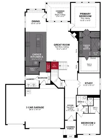 Beazer Homes Lovers Landing Summerfield Floorplan.