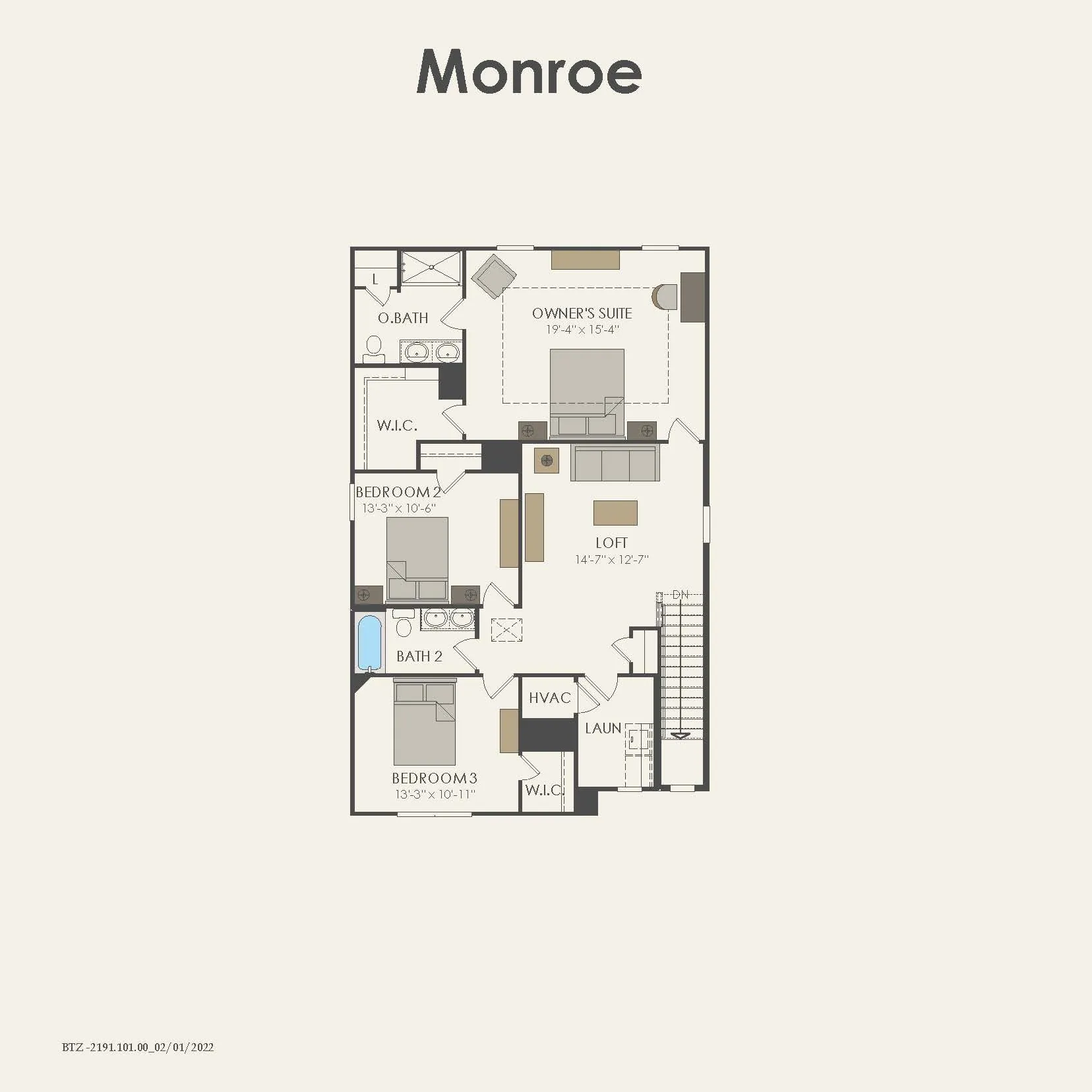 Second floor layout