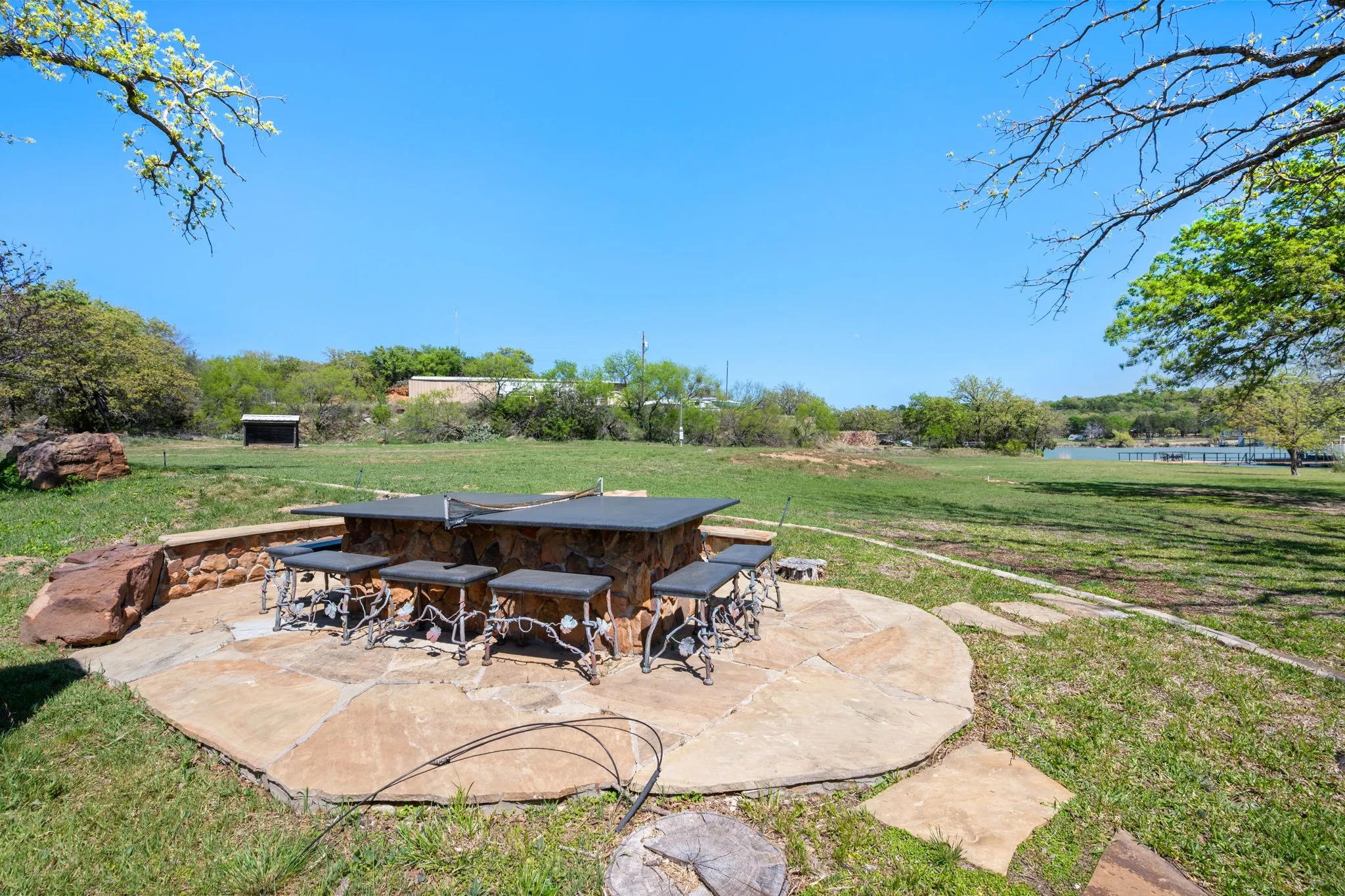 View of patio