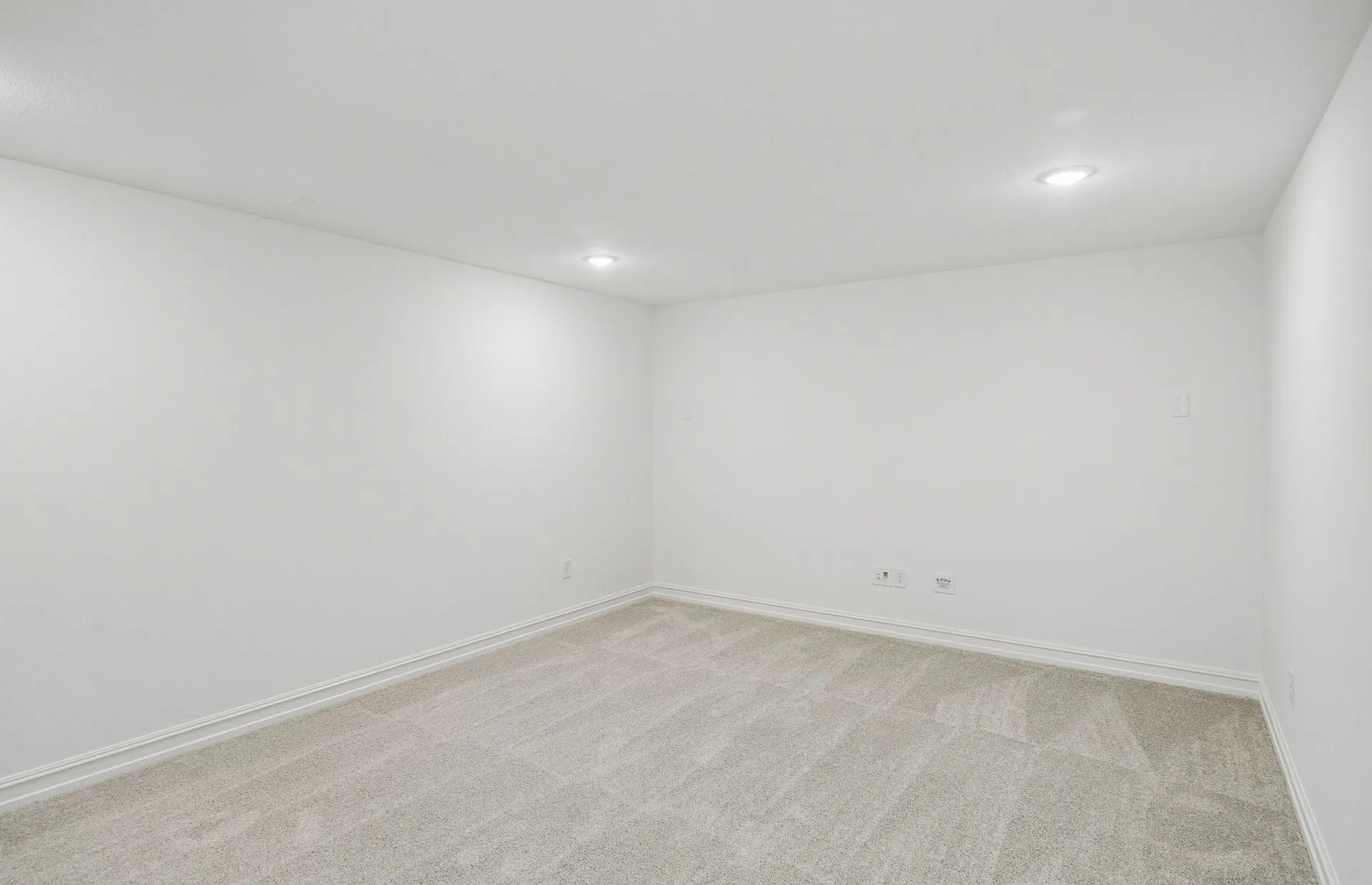 Spacious media room