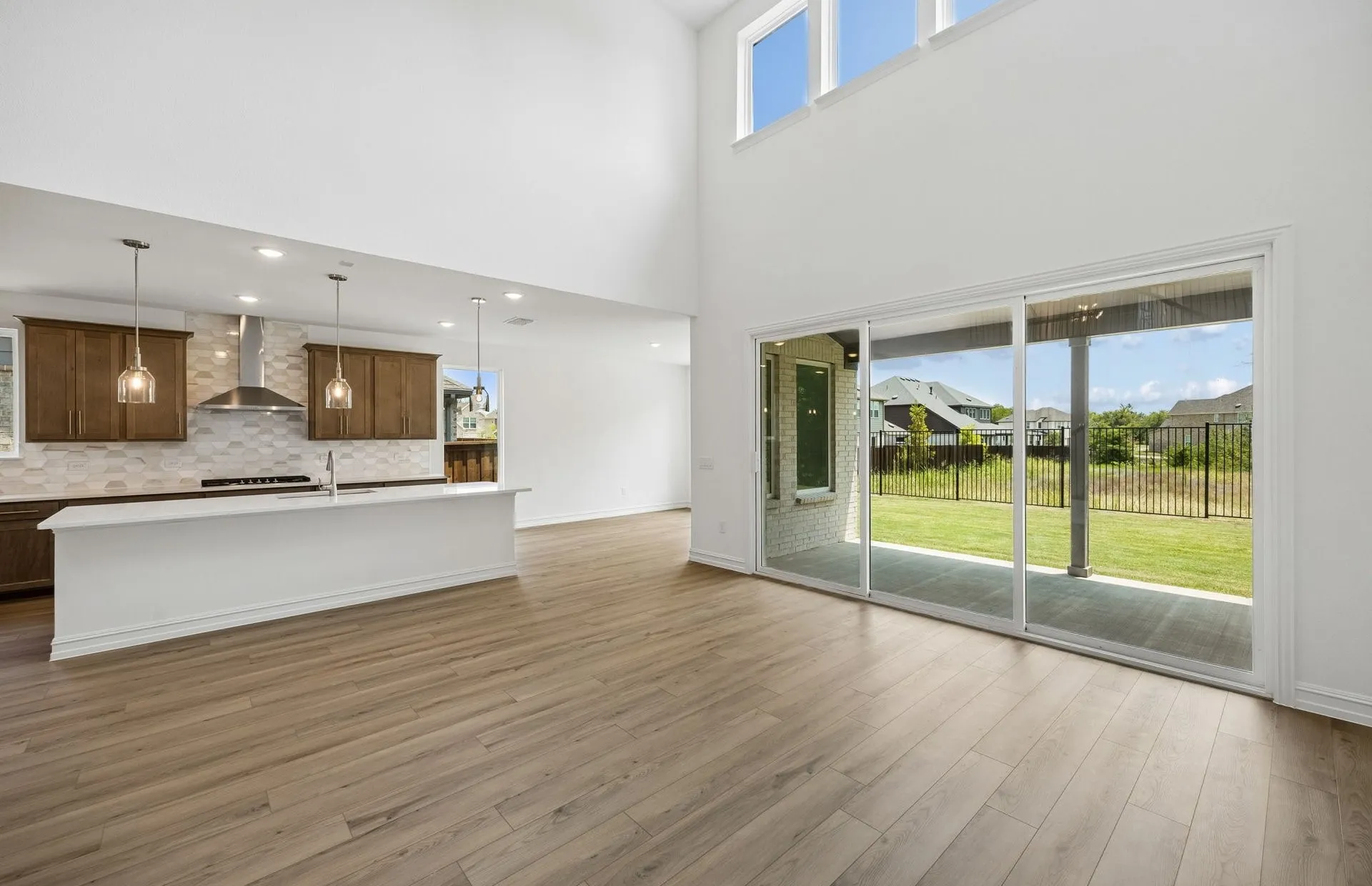 Open concept plan throughout home
