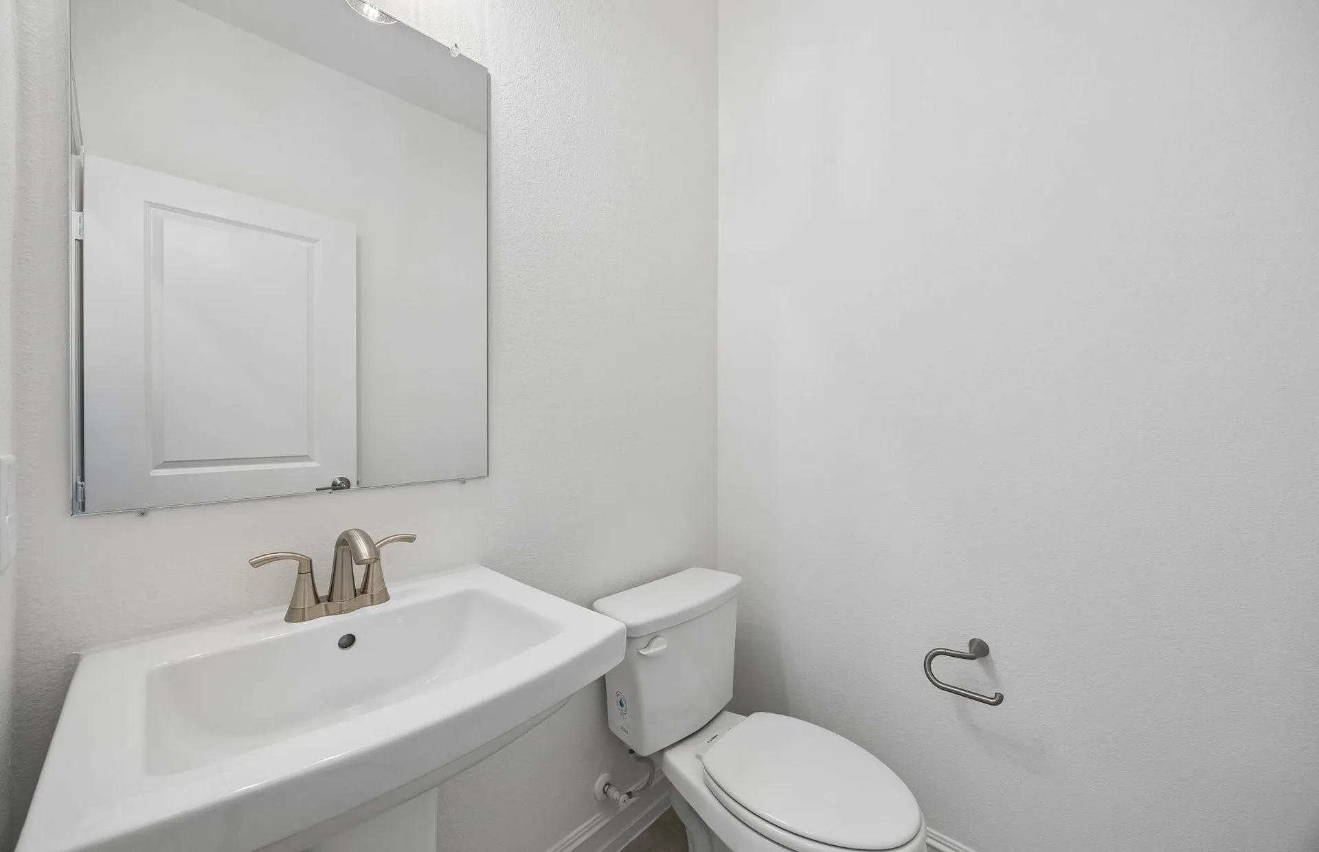 Powder bath on second level