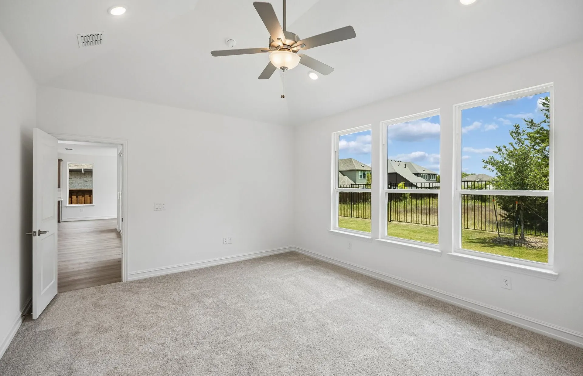 Owners suite with large windows
