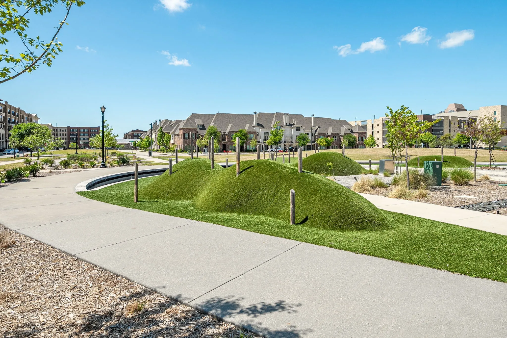 View of park from front door.