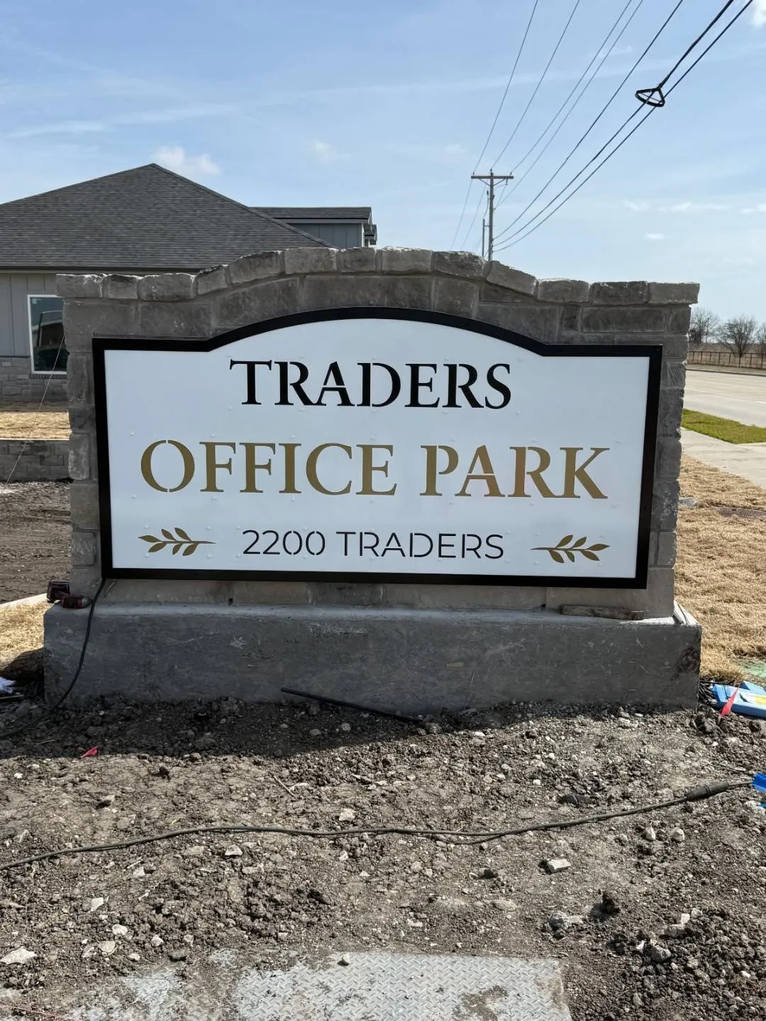 Monument sign