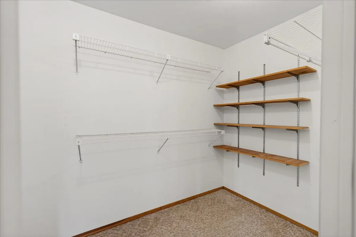 Primary walk in closet