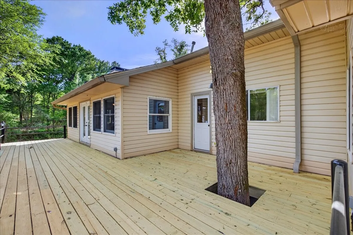 Deck installed March 2026