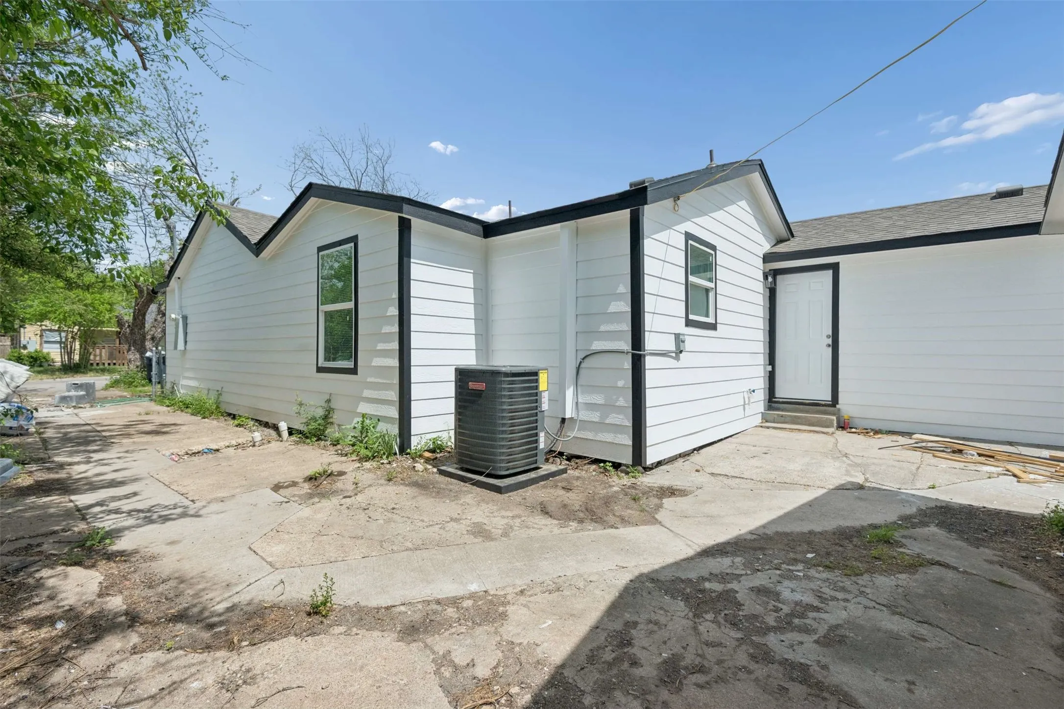 Rear view of house