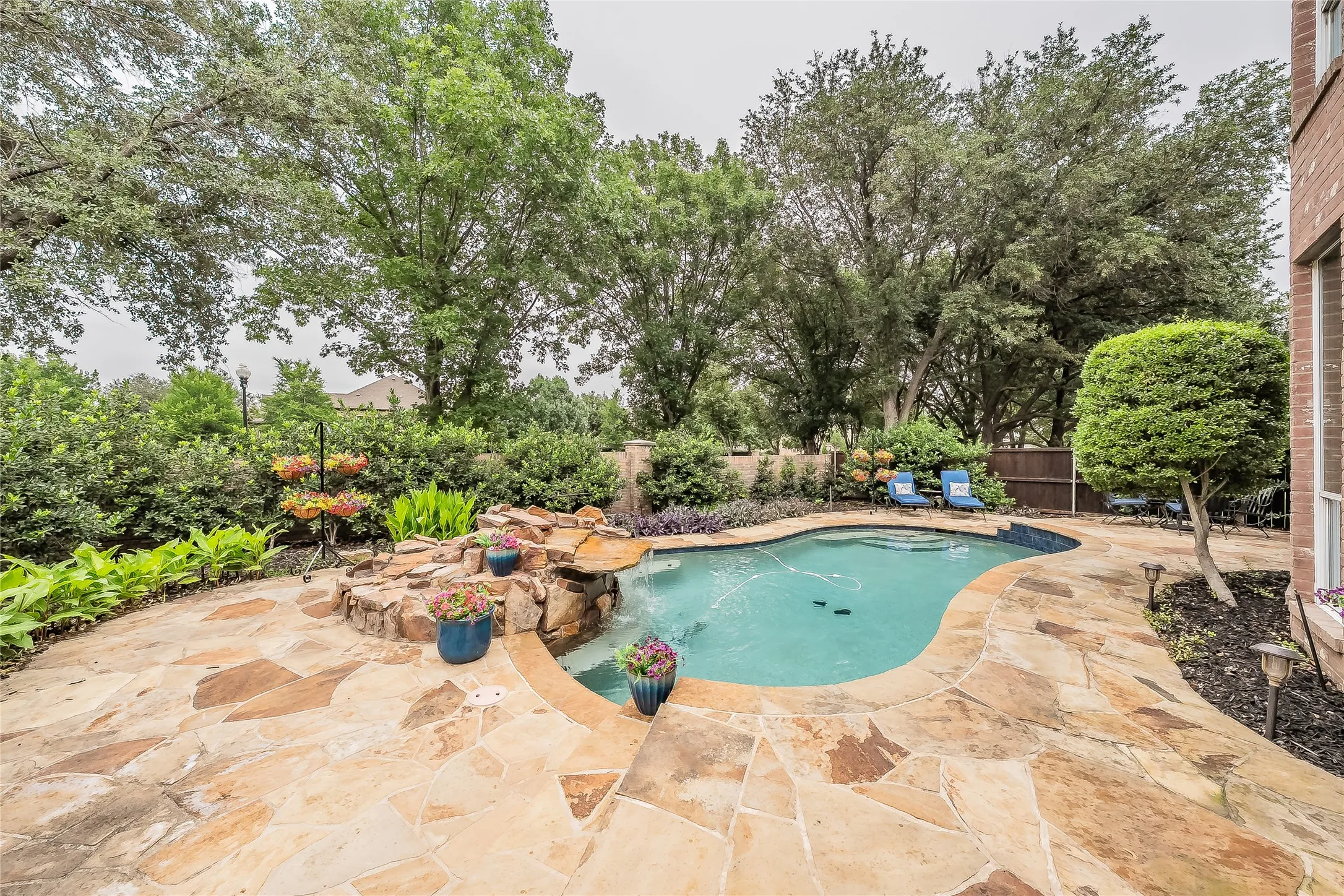 Stunning pool area designed for relaxation and entertaining